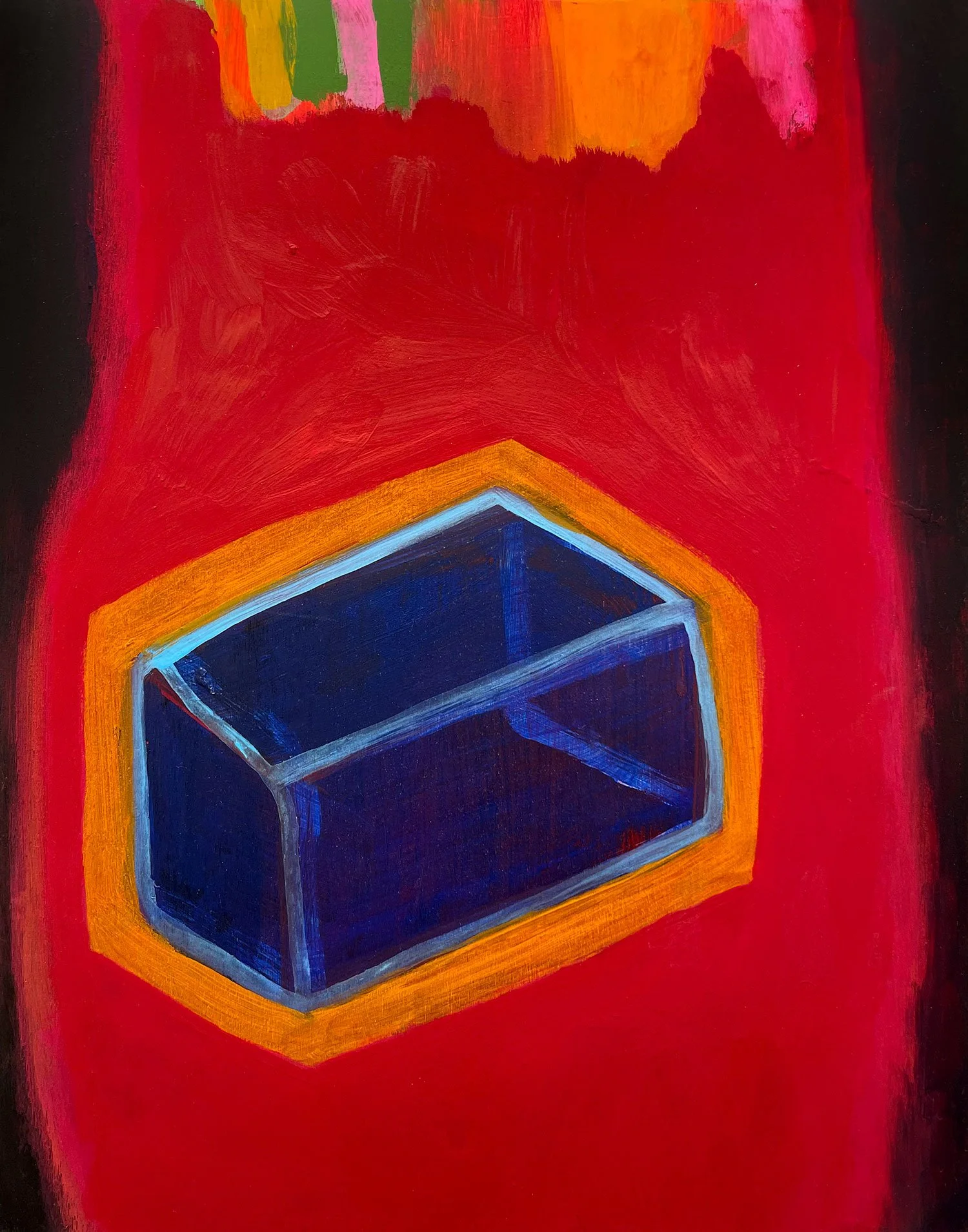 Blue Inside, 2023, 11x14 inches