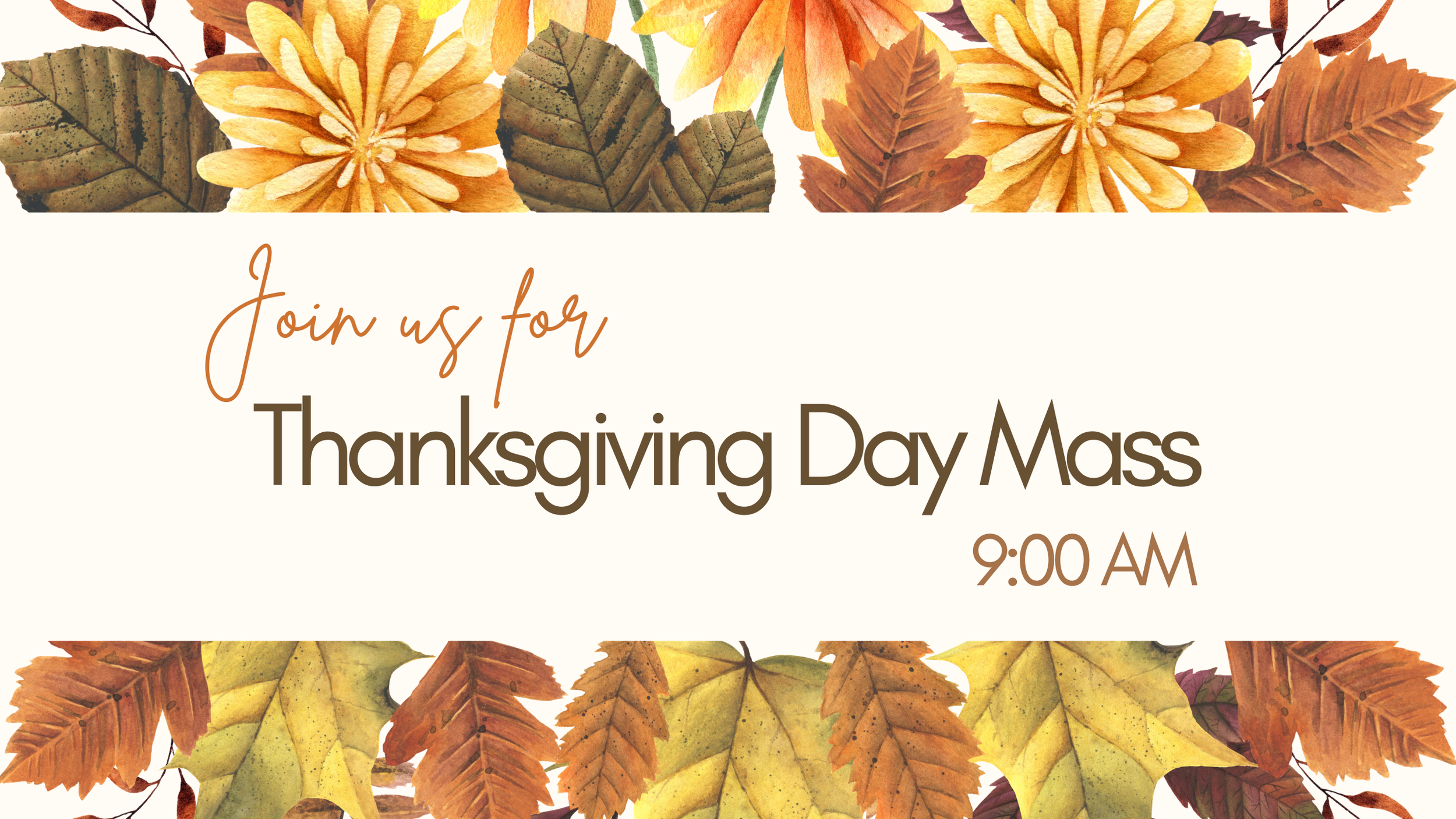 Thanksgiving Day Mass