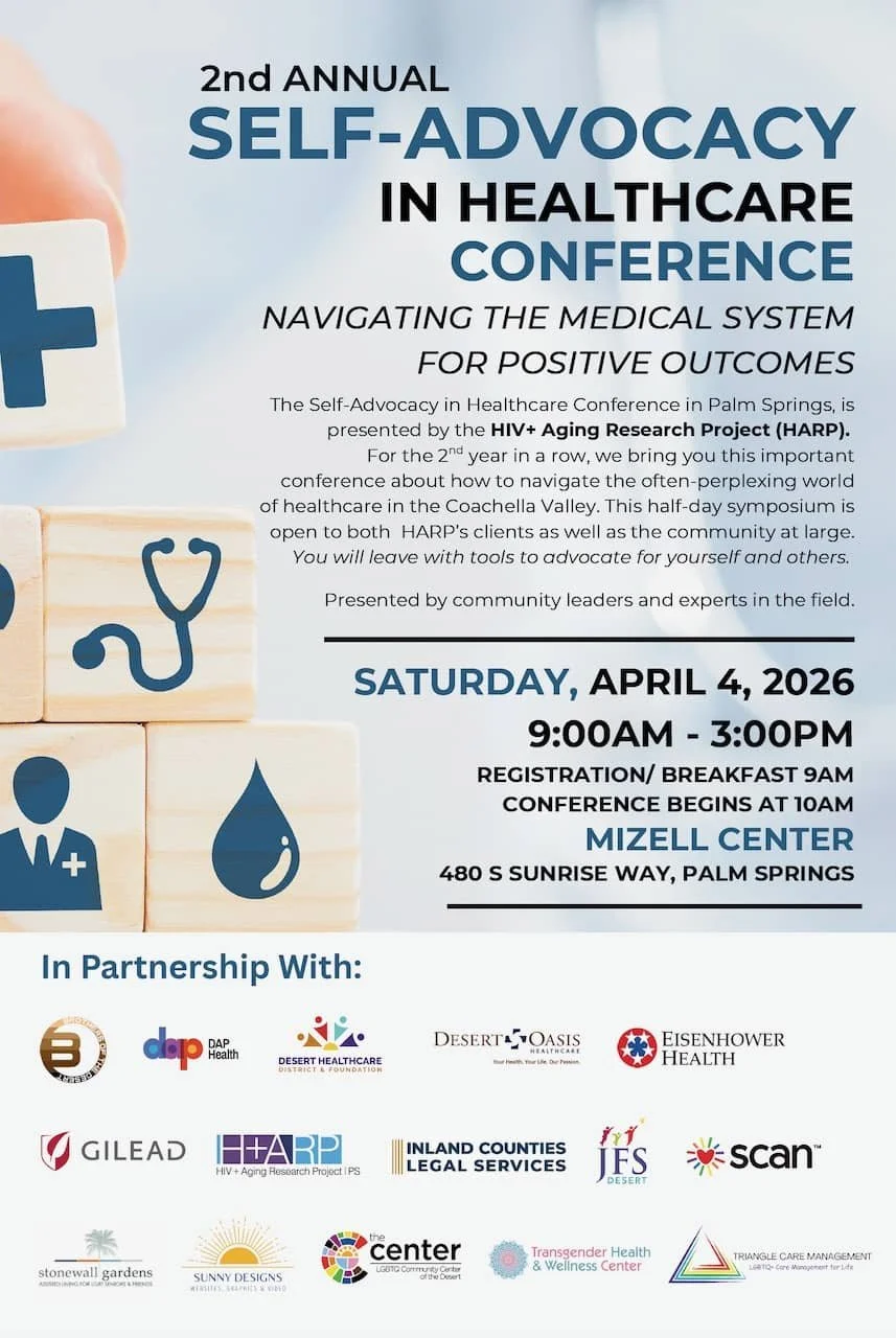 Self-Advocacy in Healthcare Conference 2026 Poster - Palm Springs, CA
