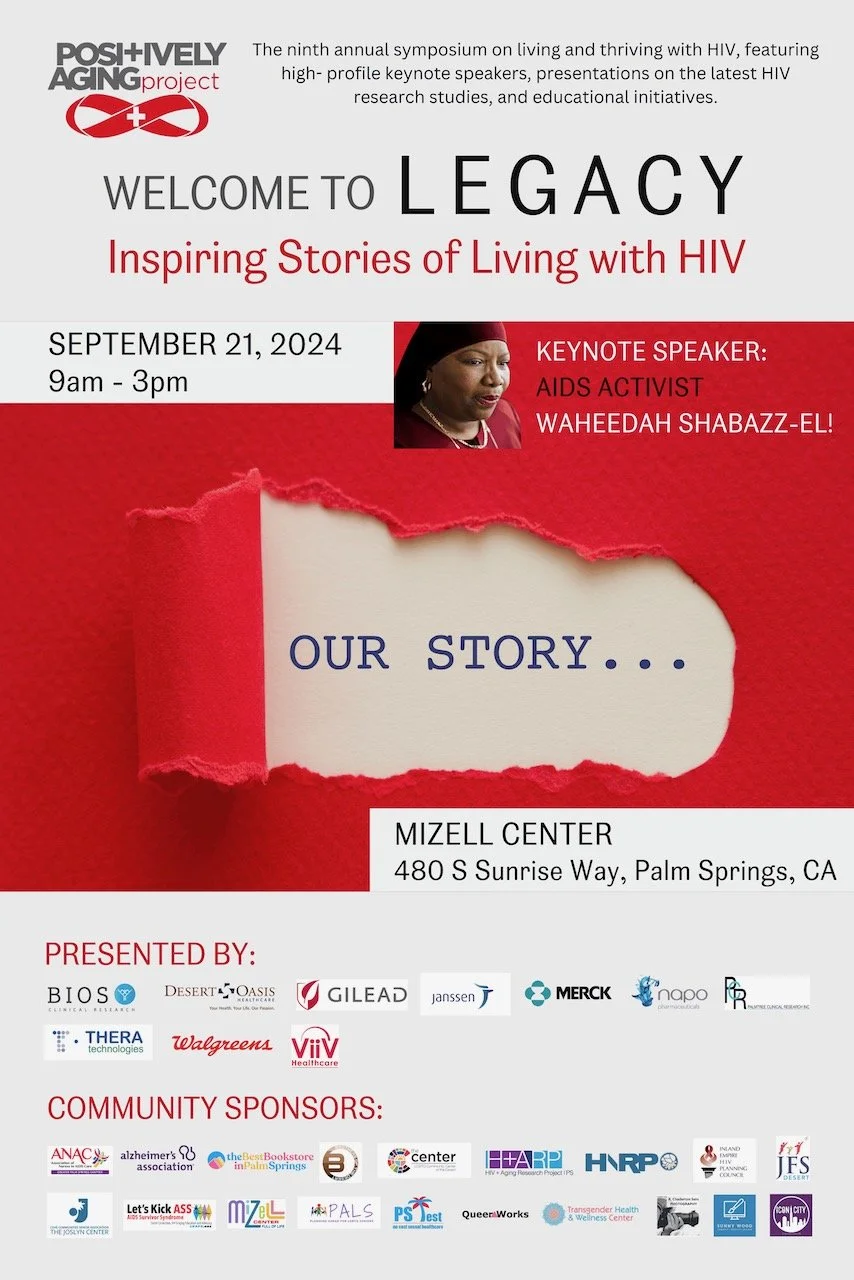 Positively Aging Project's Legacy Conference Flyer