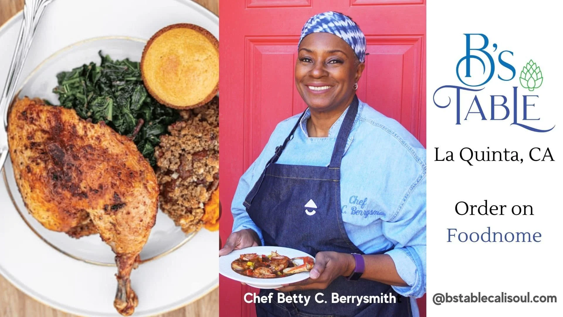 Facebook Ad for Chef Betty C. Berrysmith