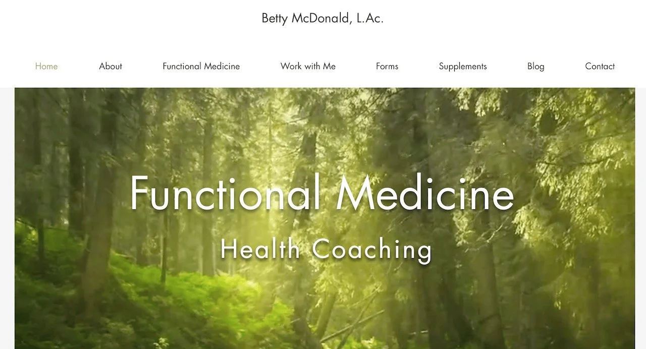 Betty McDonald, L.Ac., Functional Medicine Practitioner - Website