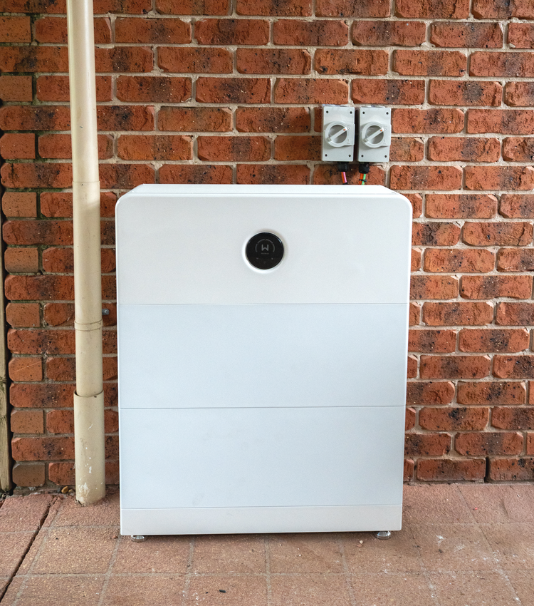 Battery installed at Lily's home