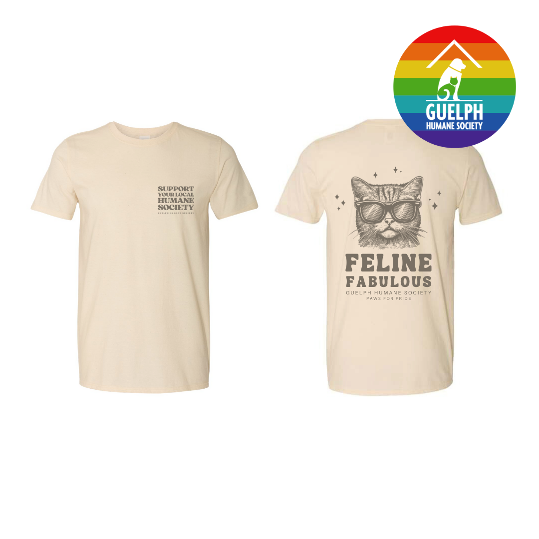 "Feline Fabulous" T-Shirt - Natural