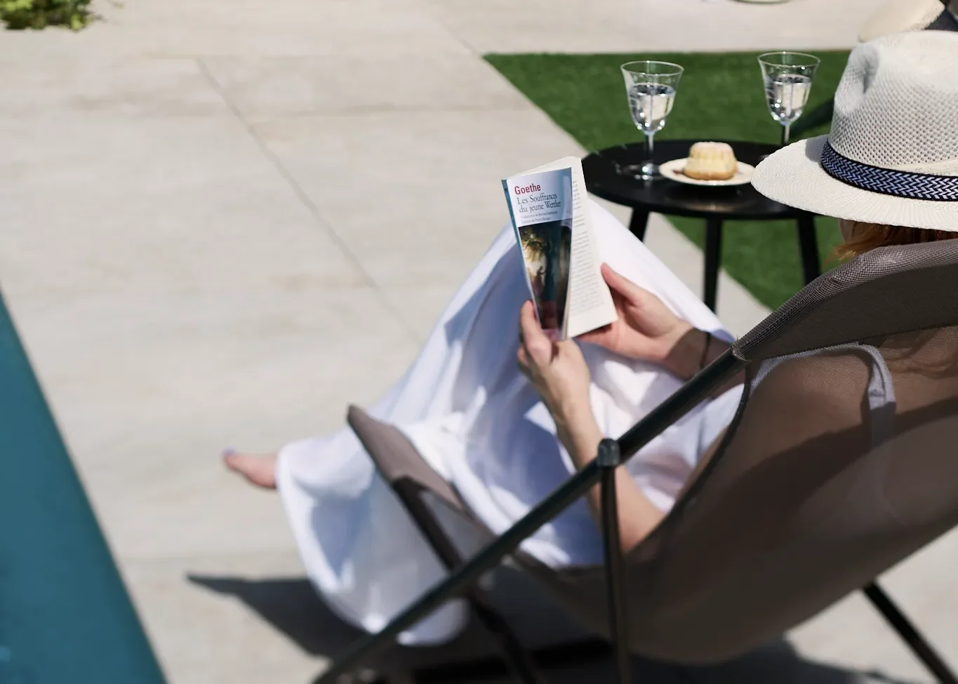 piscine dans maison d'hôte Strasbourg