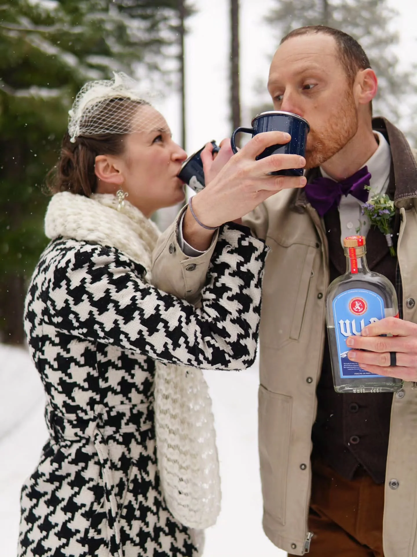 Today, I get to celebrate the sixth year of being married to my love! We eloped in the mountains of Eastern Oregon with a few friends and the snow falling around us! It was truly a magical day of sledding, eating pizza, and pie. I am tremendously ble