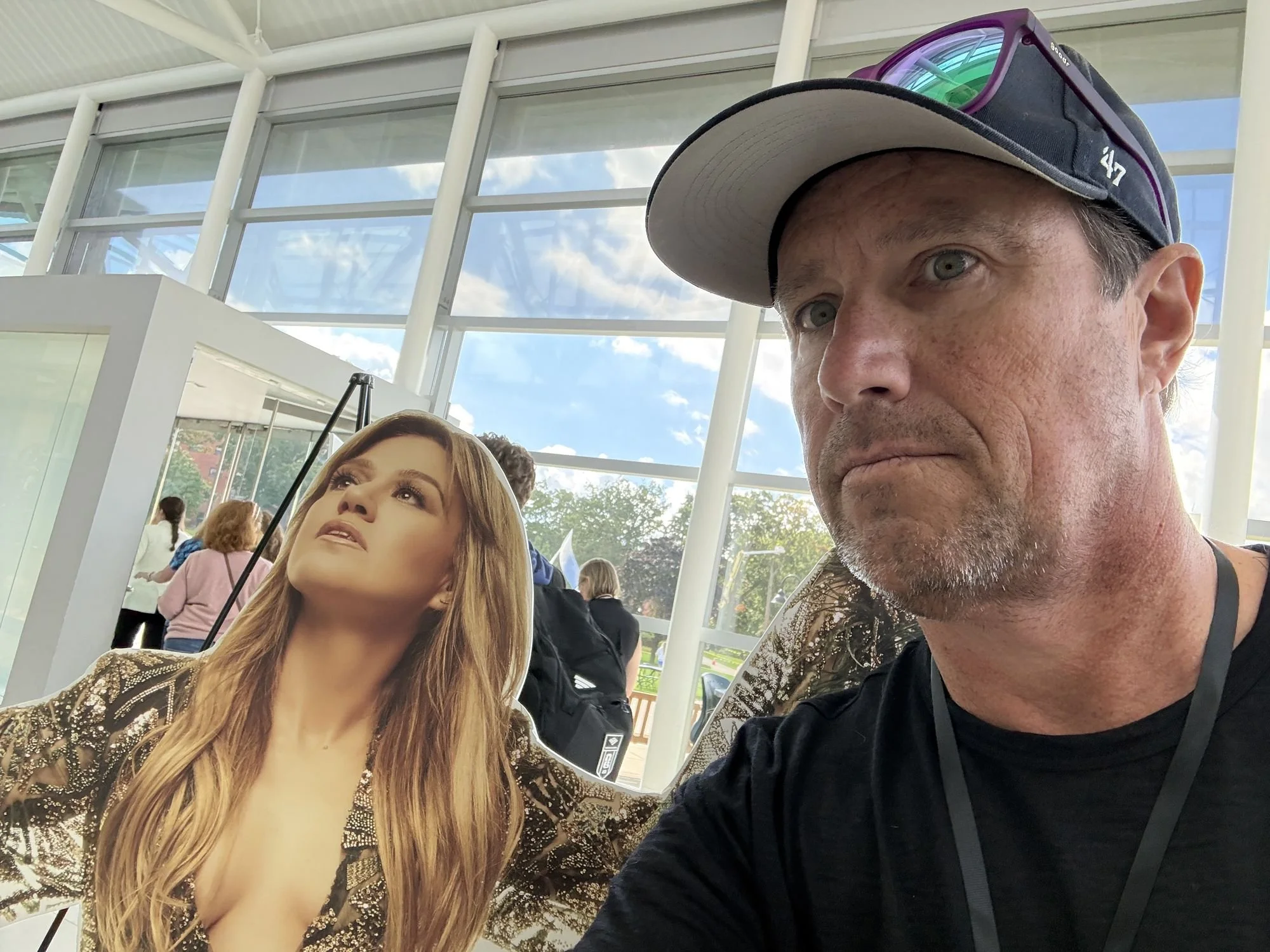 Jake and Kelly Clarkson Cutout