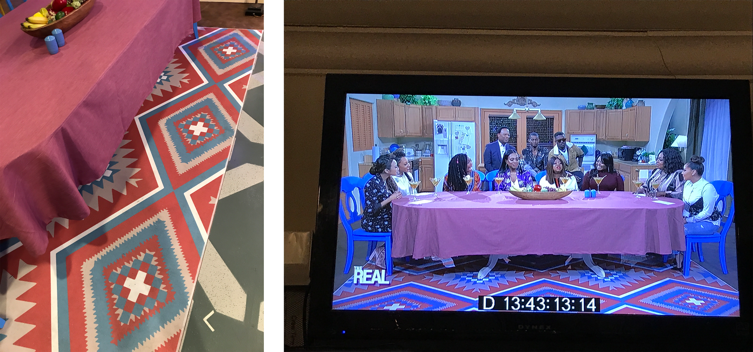 Moesha rug replica