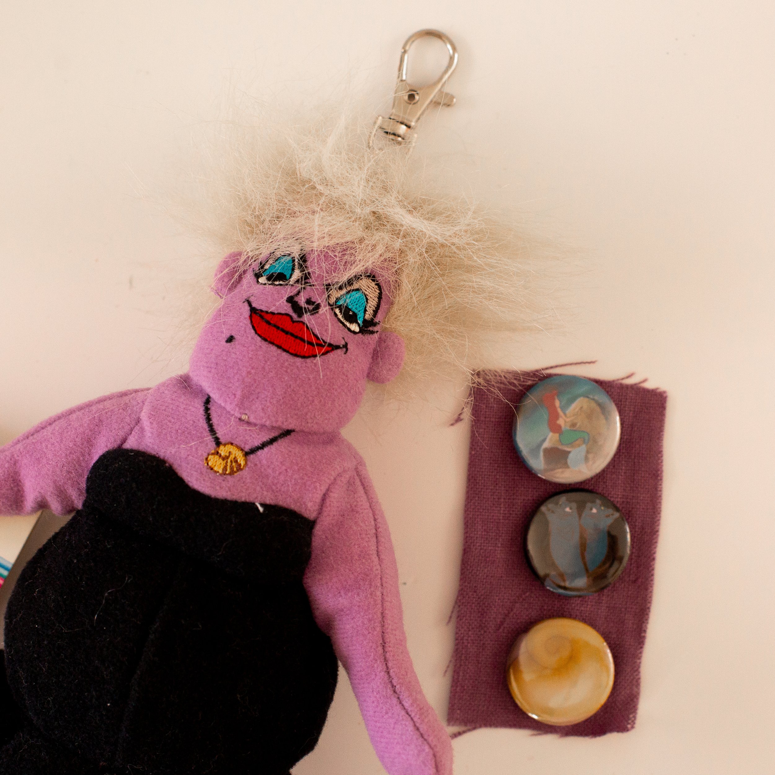 Ursula Plush Bag Charm Set