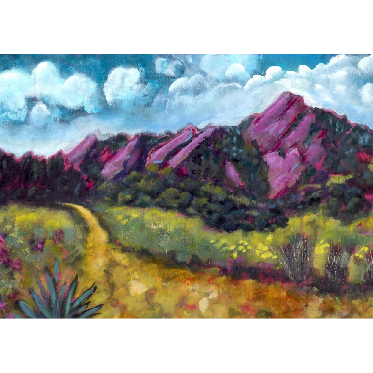 Boulder Flatirons 4 August