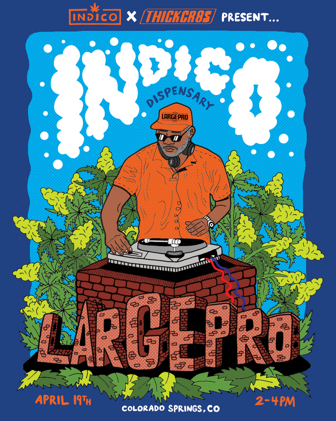 Thickcr8s x Indico Dispensary - Large Professor