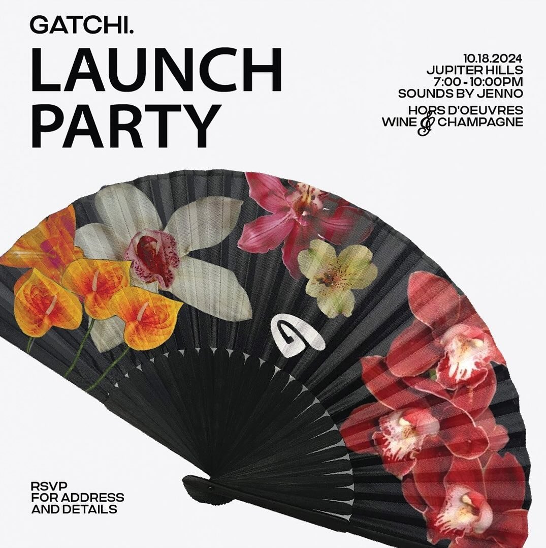 GATCHI. LAUNCH PARTY
come &amp; have fun with us &lt;3
RSVP ASAP, limited spots&nbsp; &ndash; link in bio.