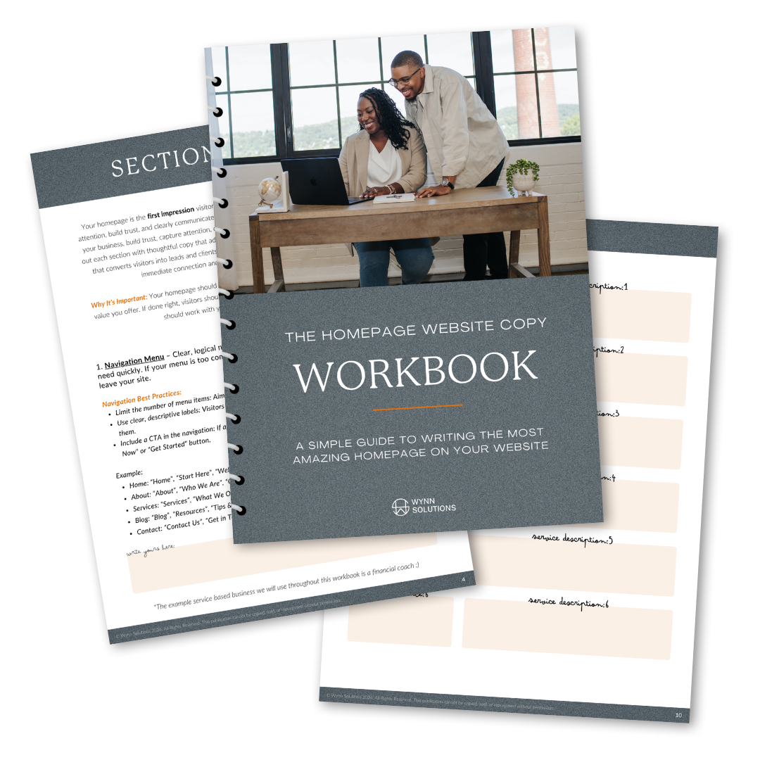 workbook pages