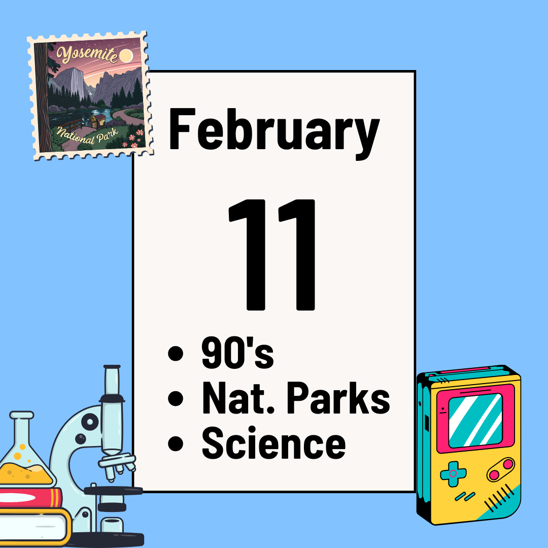 Science Trivia, 90’s Trivia, &amp; National Parks Trivia
