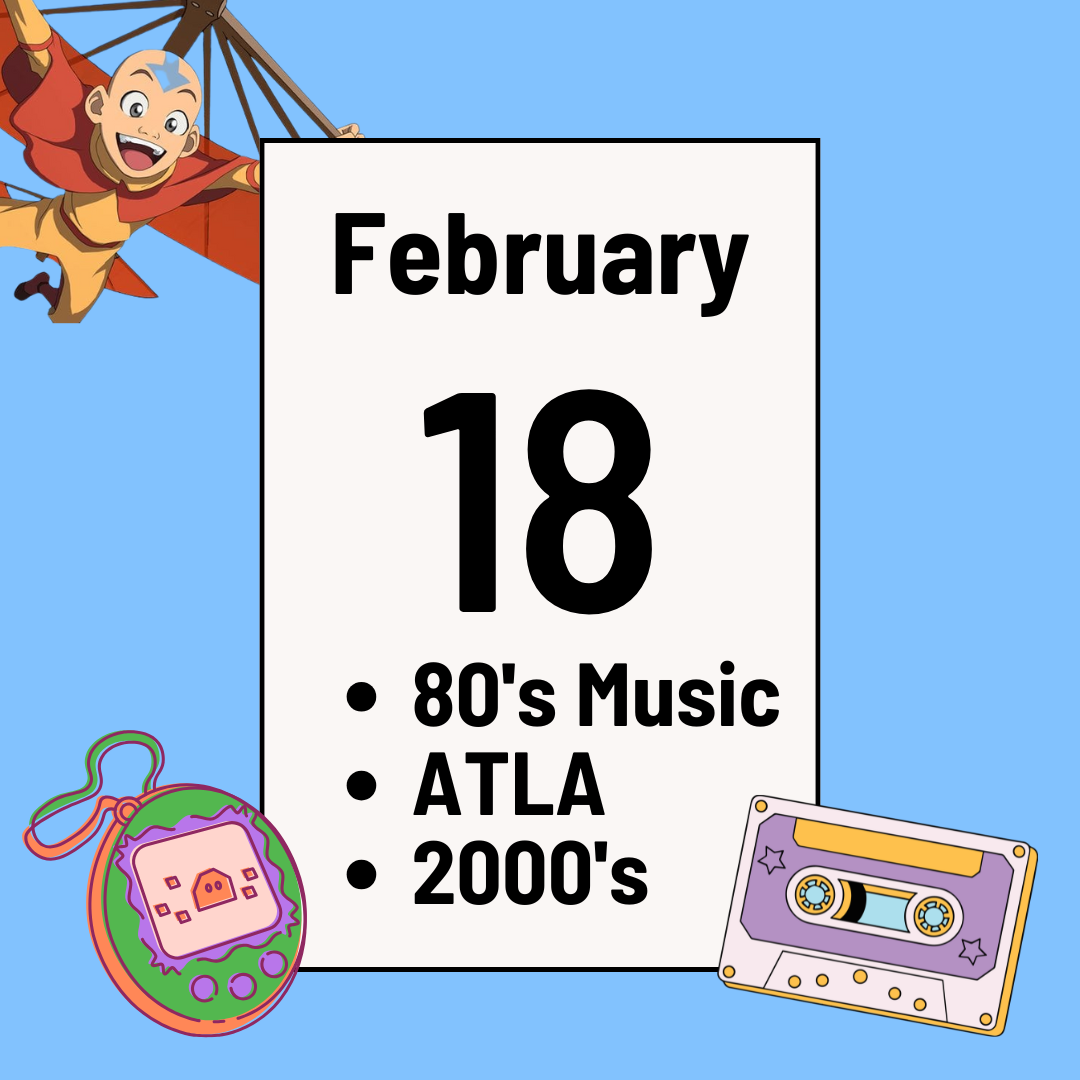 2000’s Trivia, Avatar: The Last AIrbender Trivia, and 80’s Music Trivia