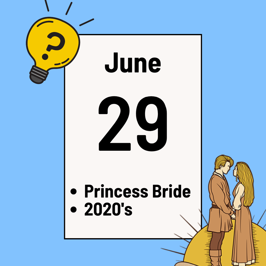 Princess Bride Trivia and 2020’s Trivia