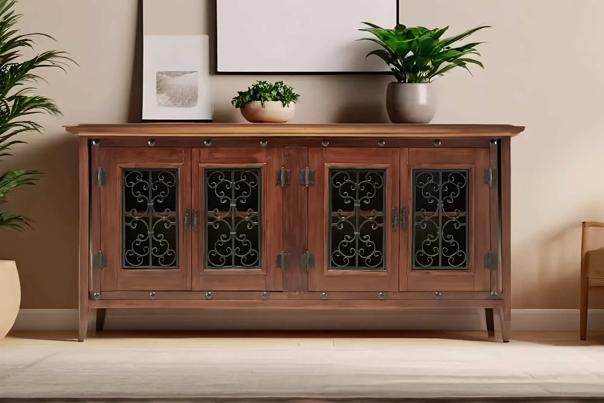 Red Oak New Mexico Revival console.