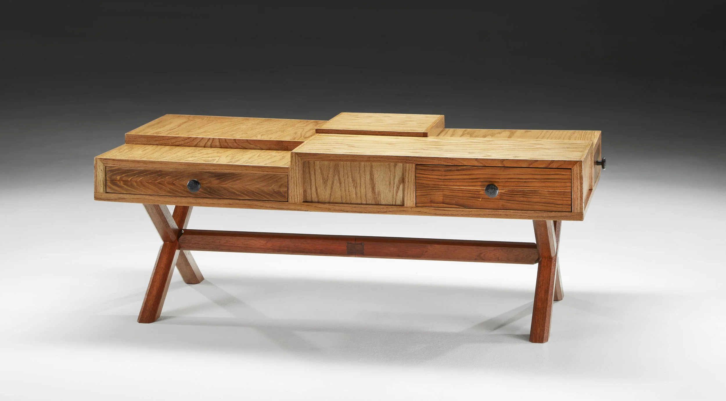 Modern contemporary coffee table designed and made by dadowoodworking furniture company.