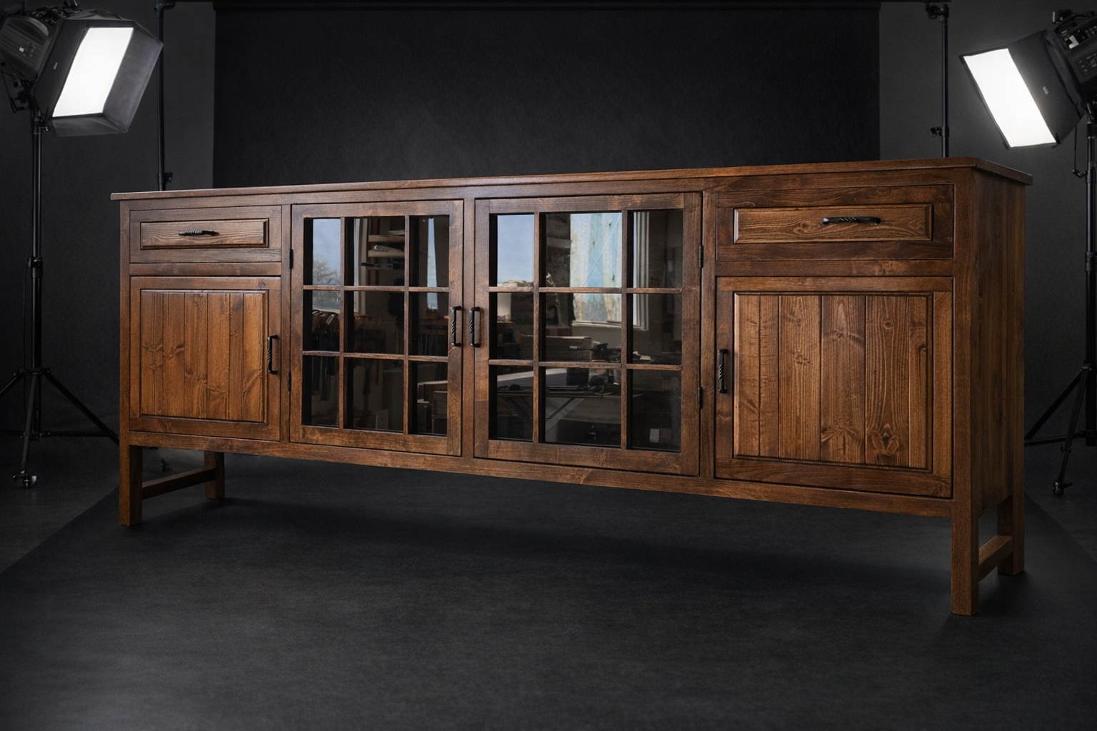 Alder wood buffet