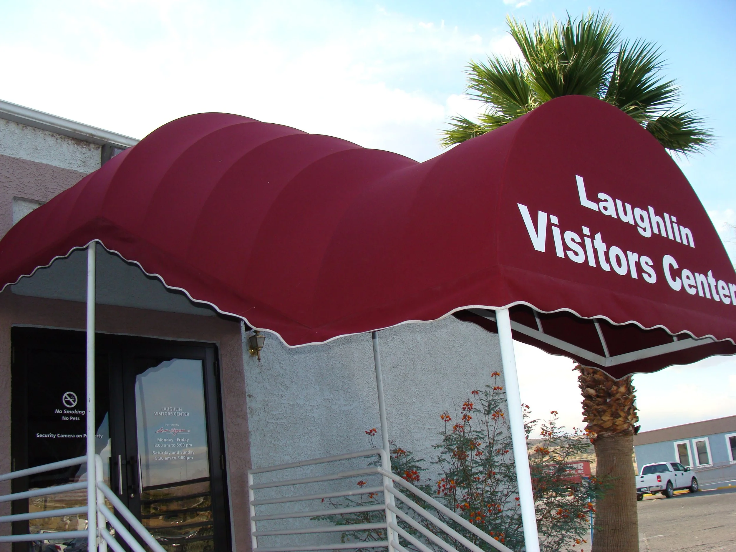 Commercial Awning w Signage - Bergundy.JPG