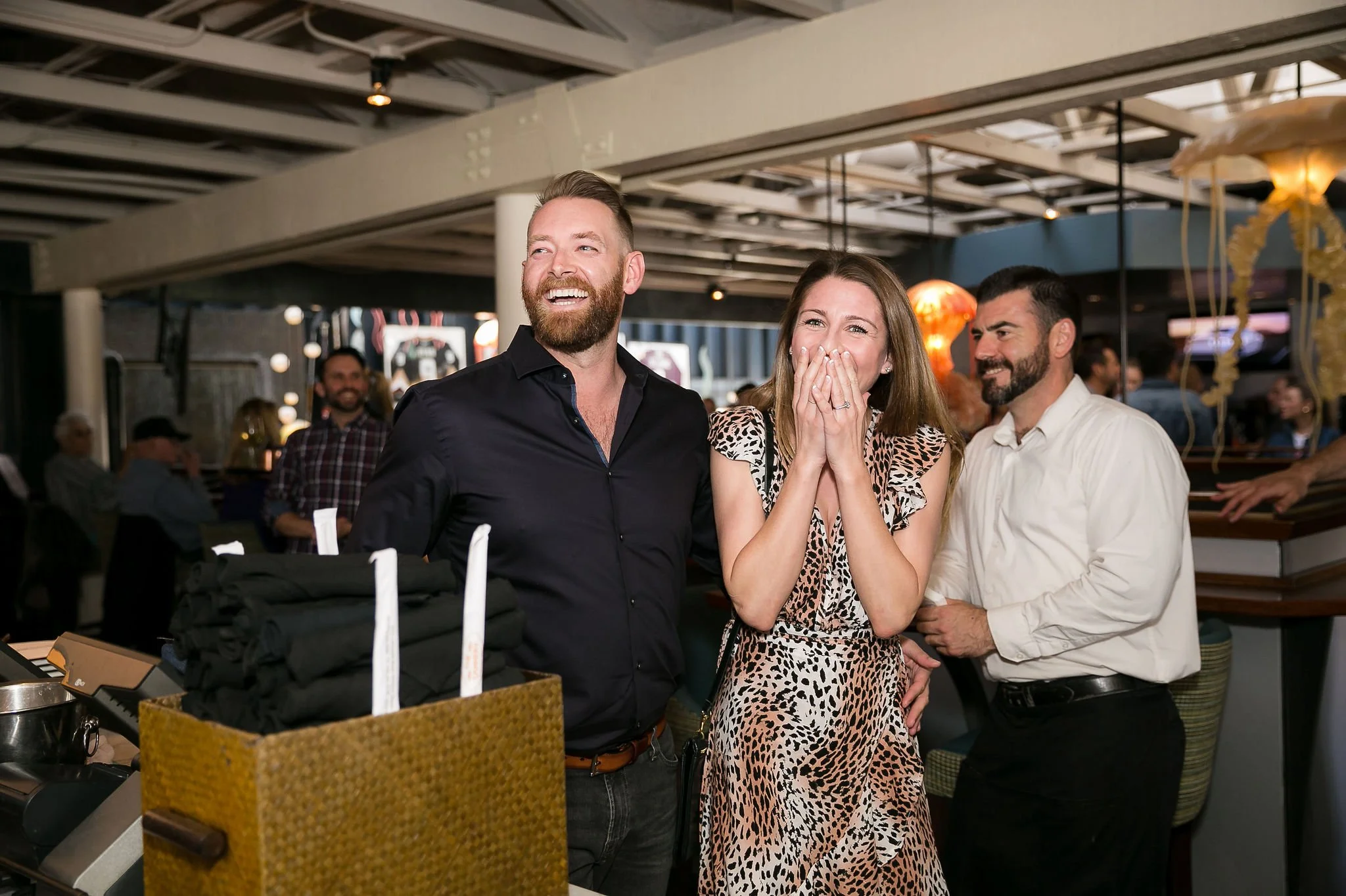Surprise Engagement Party The Cannery Newport Beach CA