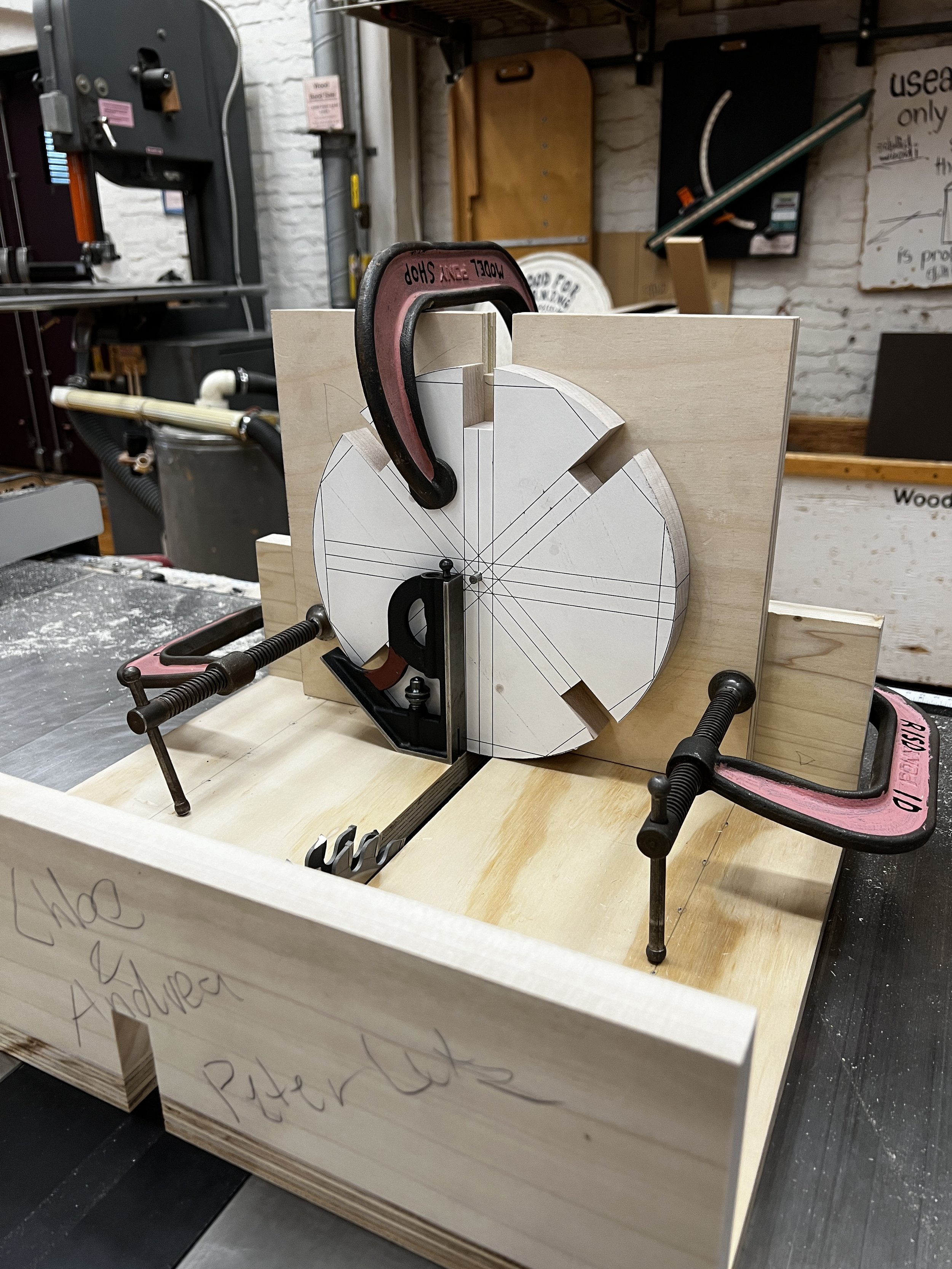 Center Pivot Dado Cuts