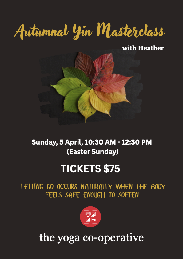 Autumnal Yin Masterclass with Heather