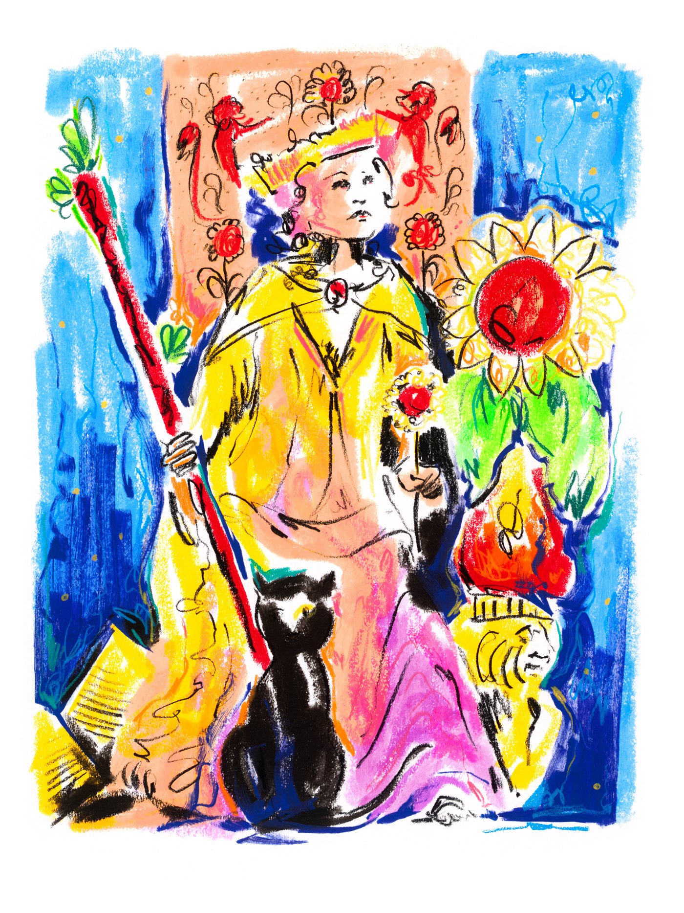 The Queen of Wands