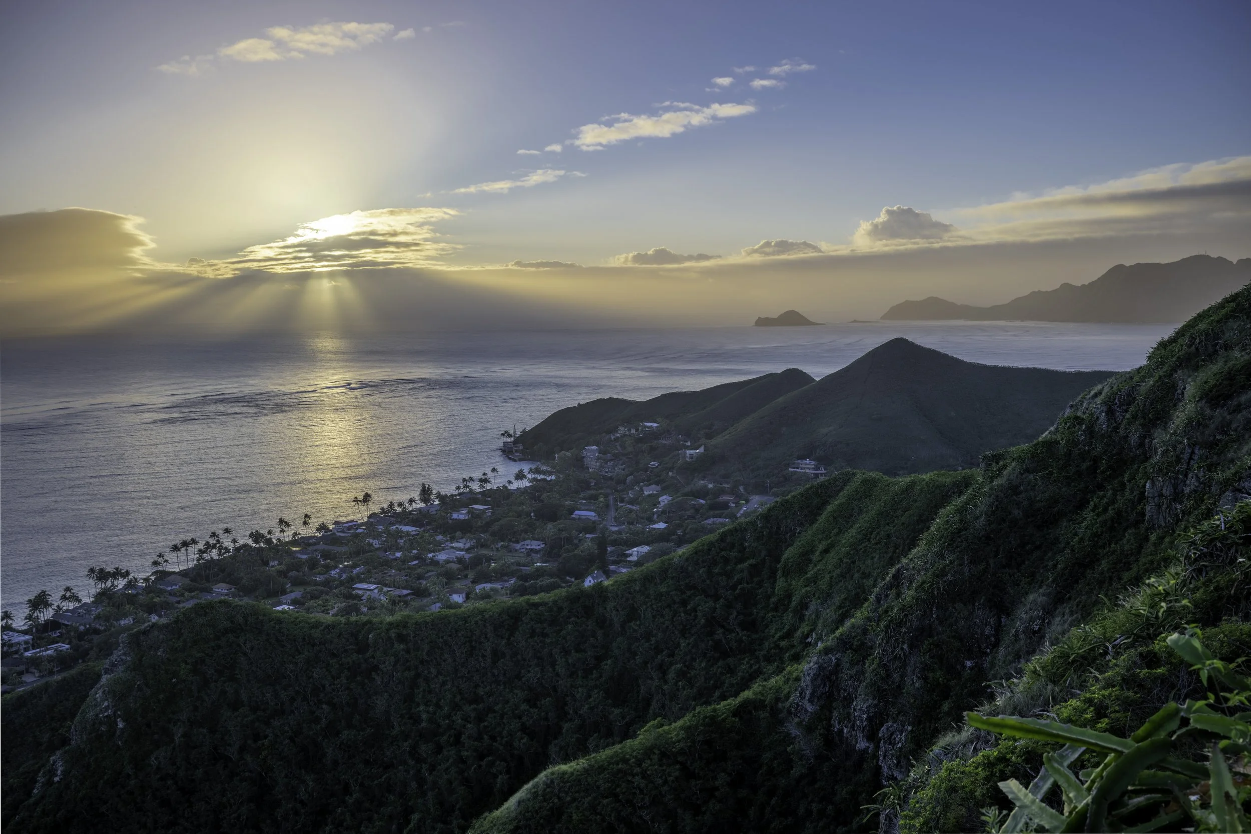 Sunrise at Lanikai Pillbox, Kailua