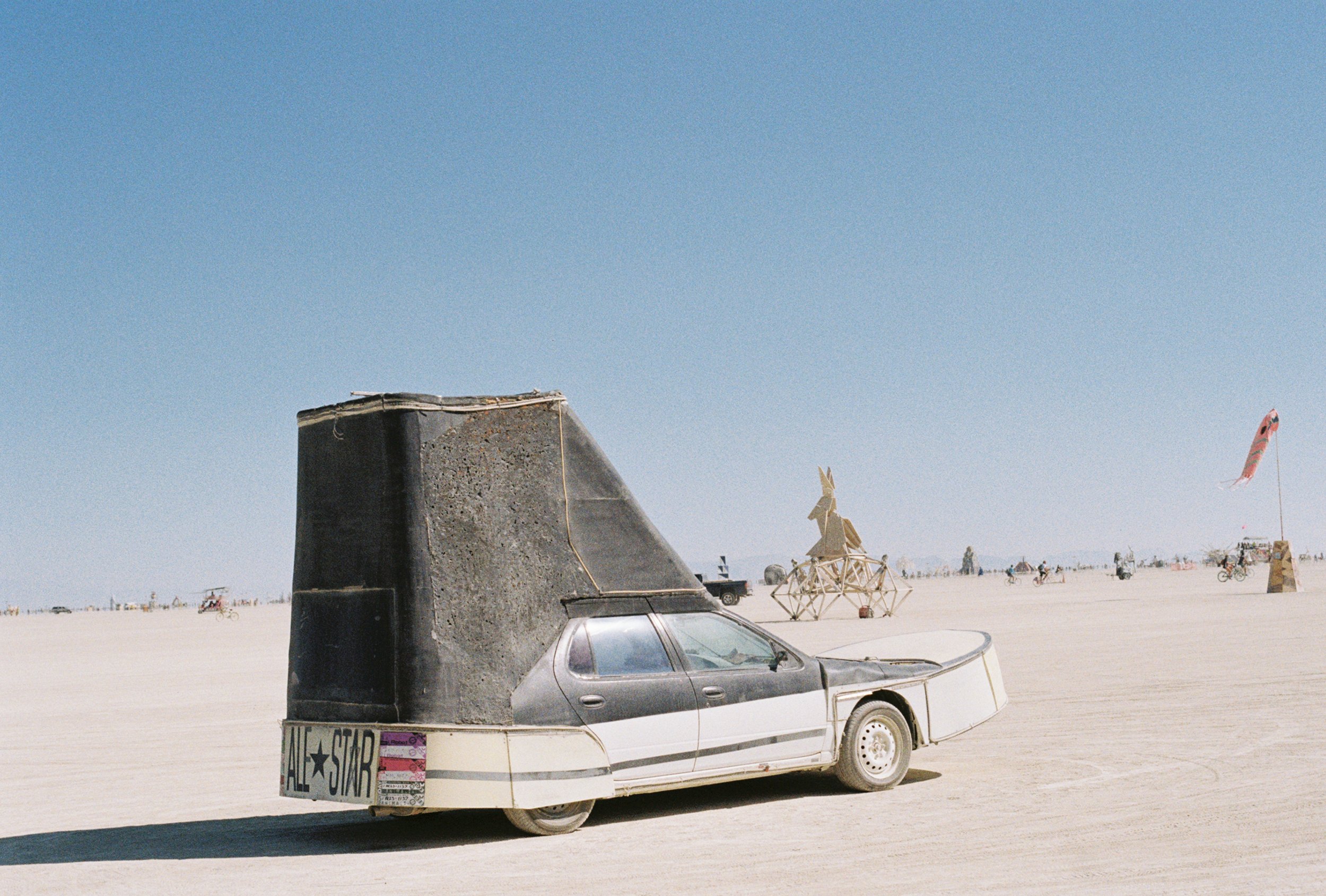 Shoe Art Car at Burning Man