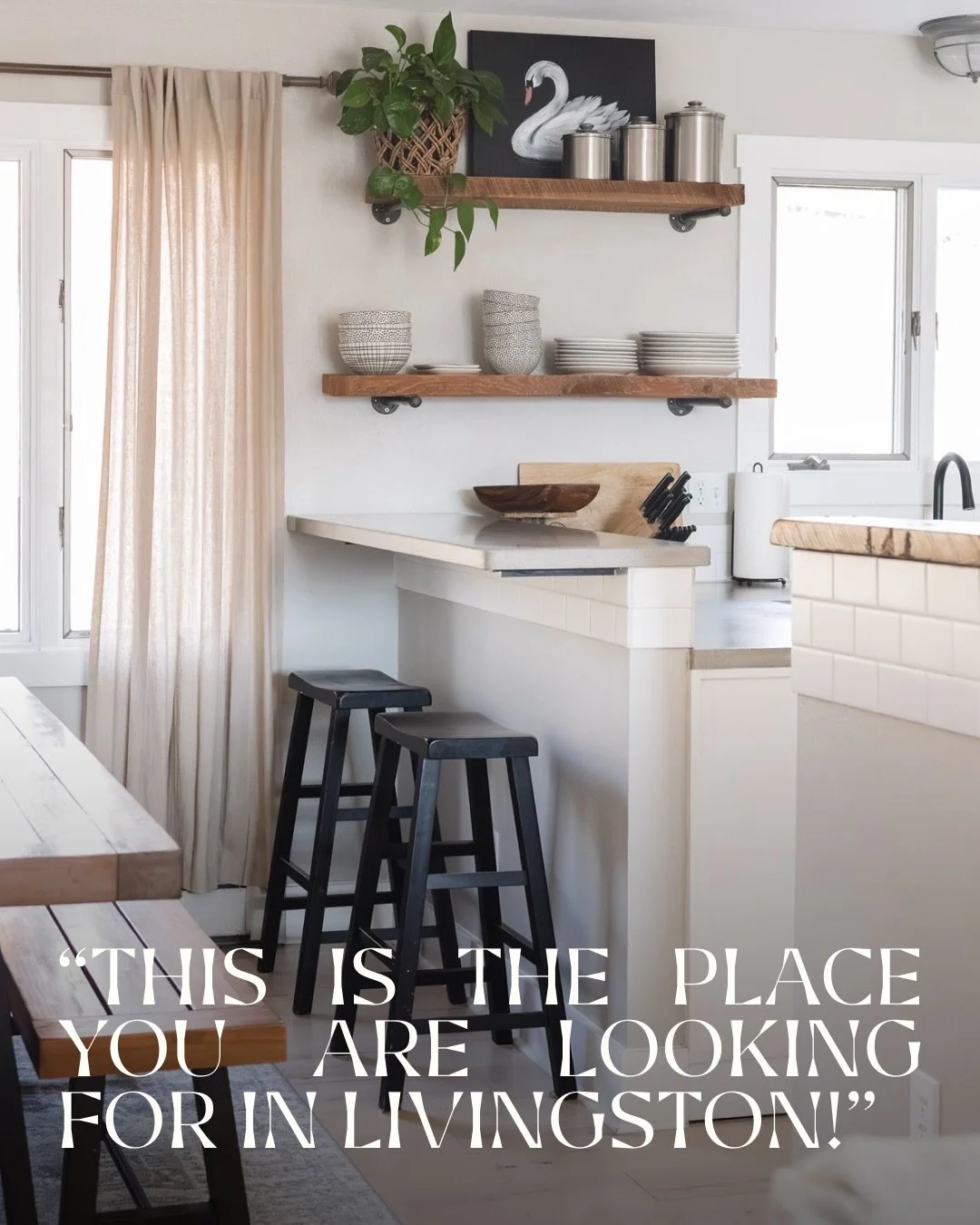 &ldquo;This is the place you are looking for in Livingston! Four great sized bedrooms and a great kitchen and outdoor bbq. We had a great stay!&rdquo;

&ldquo;Such a wonderful place with great views for our stay. We will be staying again the next tim