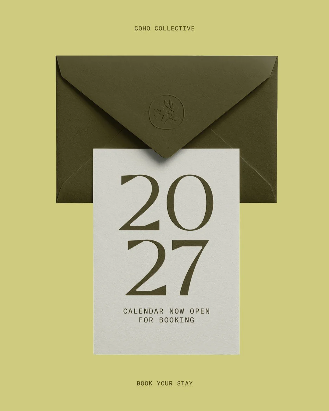 2027 calendars are open for all properties. Things book fast around here, so we made it easy and opened the books early. Grab your dates before they're gone.