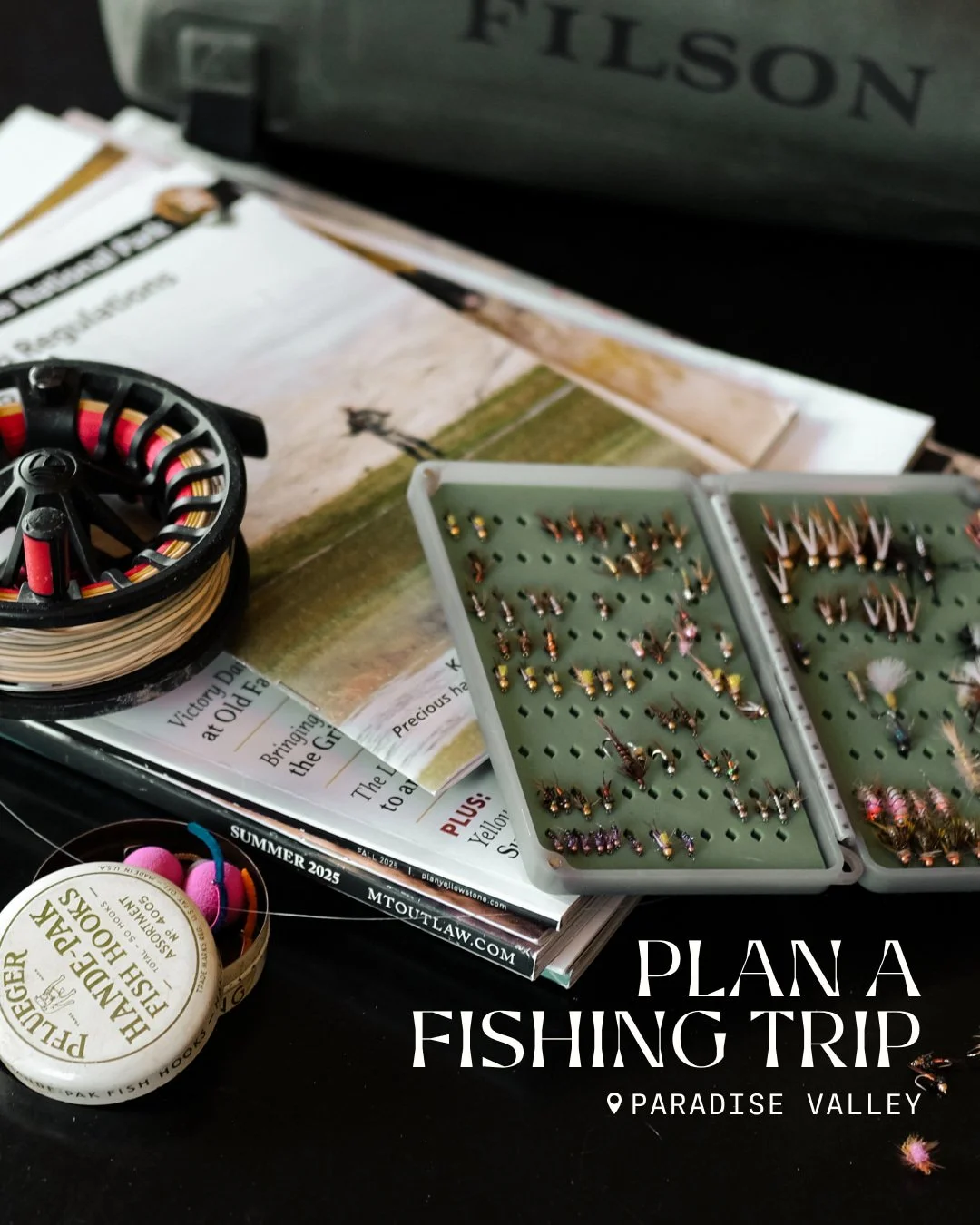 Plan your Paradise Valley fly fishing trip.

Set on 41 acres at the end of a quiet 1-mile road, The Satori House offers sweeping views of the Absaroka Mountains and total privacy.

Spend your days on the Yellowstone River or exploring spring creeks t