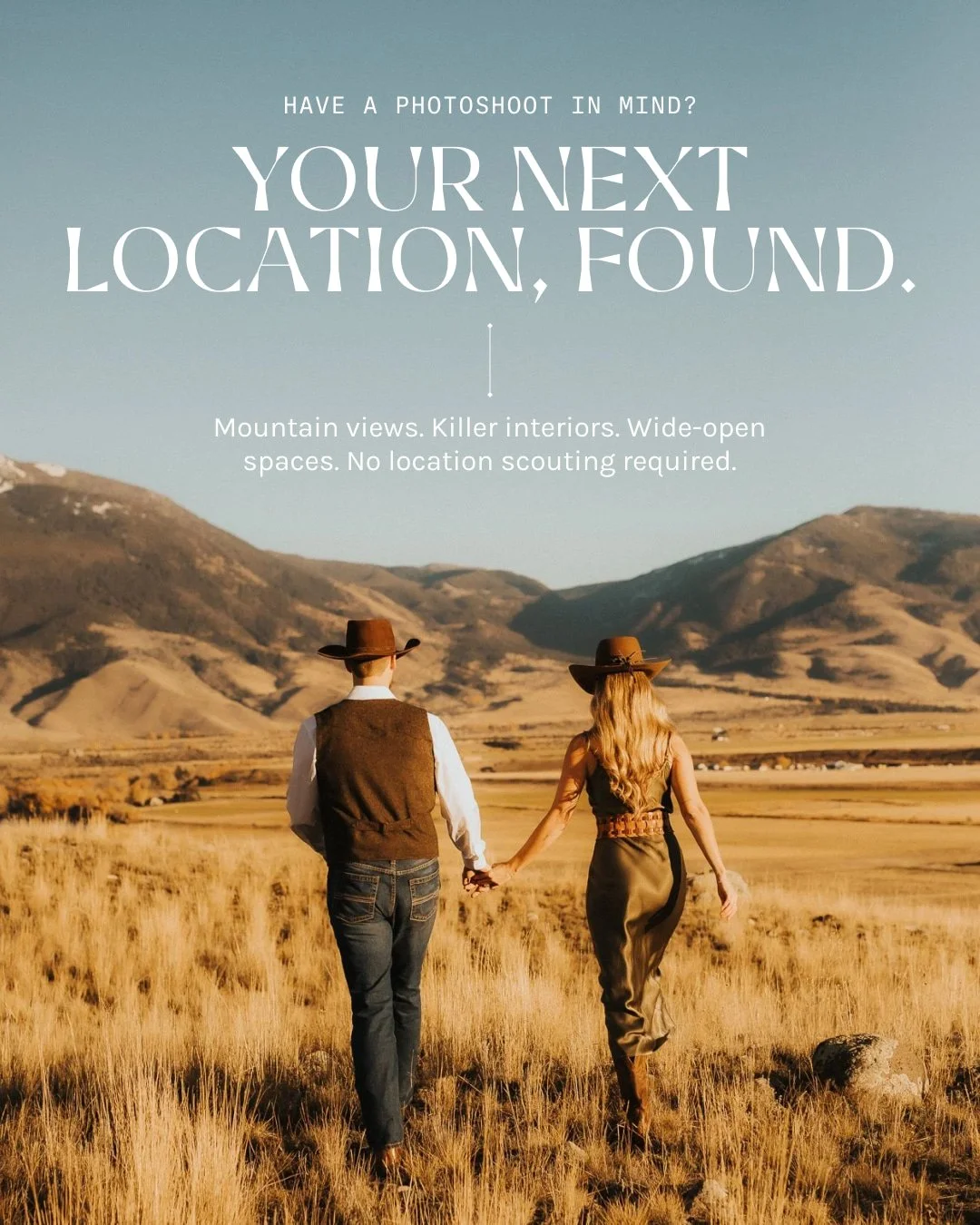 Photographers and creatives, this one&rsquo;s for you. 📸

We manage some pretty incredible spaces across Southwest Montana, and we&rsquo;d love to see more of them through your lens.

COHO properties are now available to inquire about for photoshoot