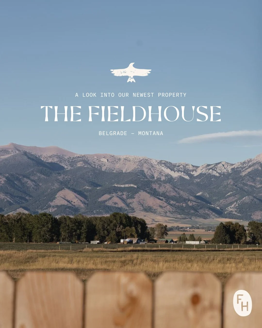 Say hello to The Field House 🏔️ COHO Collective's newest home just outside Bozeman, with uninterrupted Bridger Mountain views and space for everyone to spread out.

Three bedrooms, an open kitchen and living area, and a large fenced backyard made fo