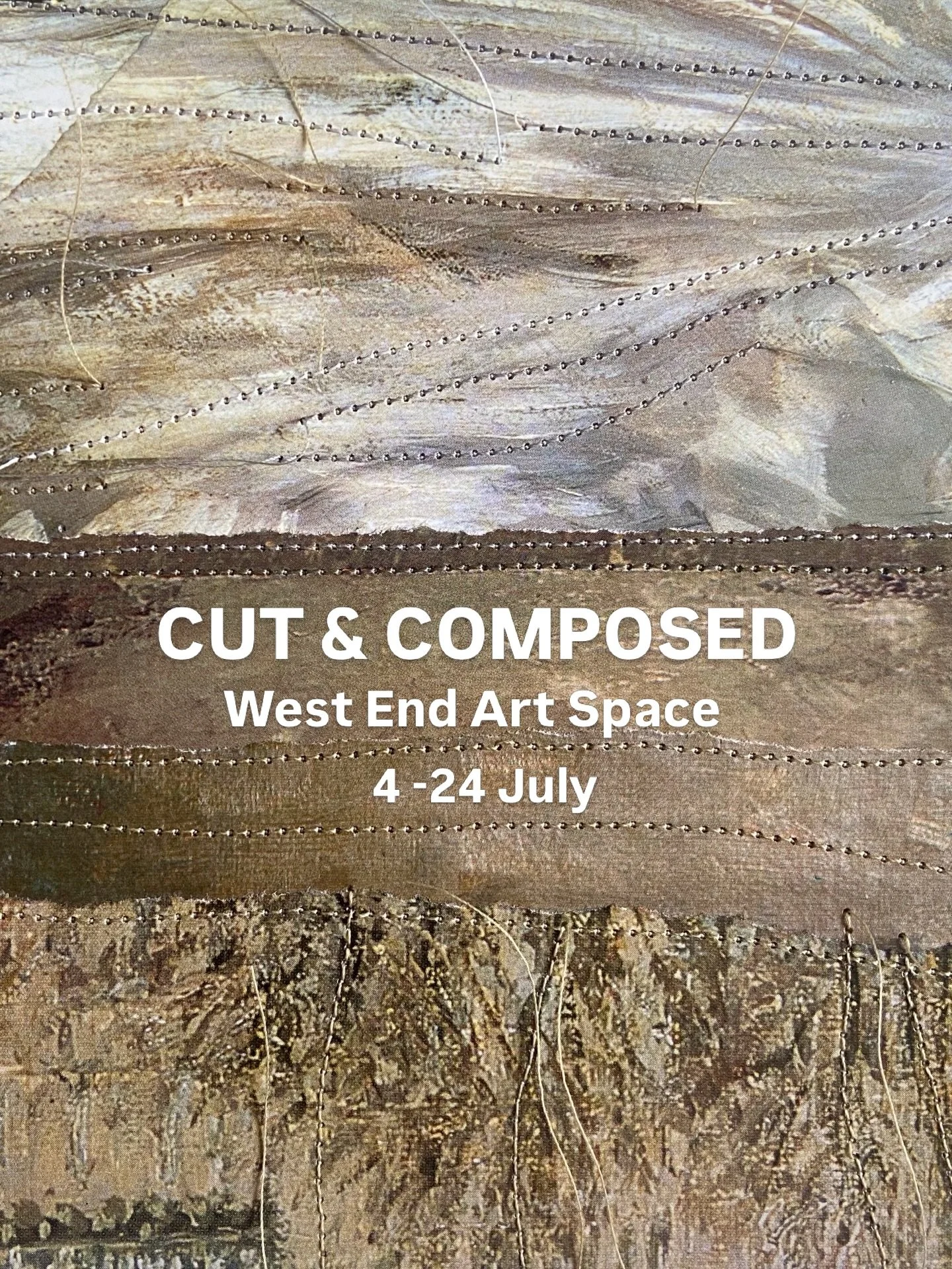 // NEW EXHIBITION

Cut &amp; Composed is an exhibition inspired by Rene Magritte. This group collage exhibition of 34 artists opens at @westendartspace on 4 July, running til 24 July.
I have three works in the show - all moody landscapes with a hint 