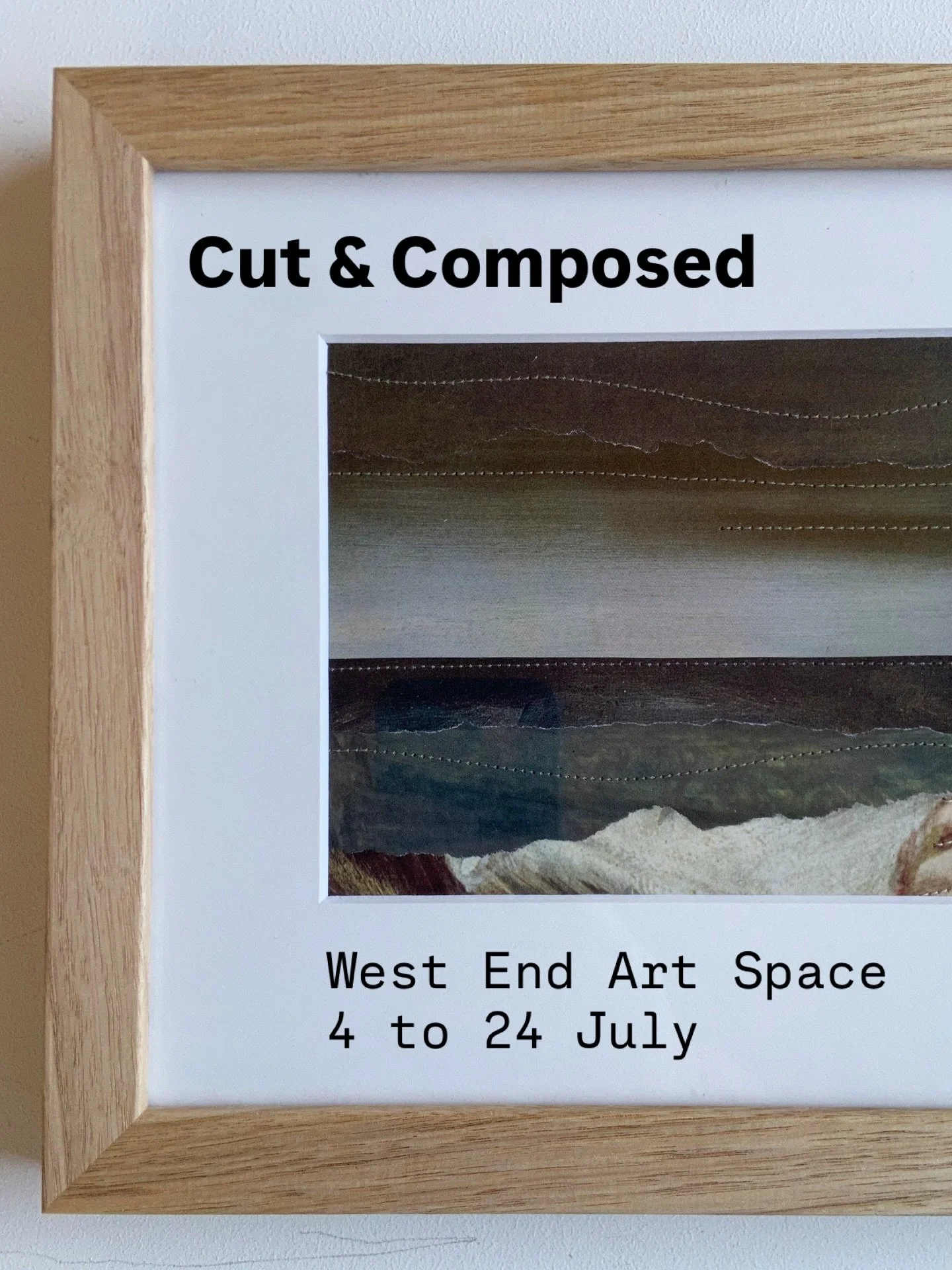 // NEW EXHIBITION

Cut &amp; Composed is a an exhibition inspired by the Surrealist sensibilities of Rene Magritte. 
This group collage exhibition of 34 artists from Australia &amp; internationally opens at @westendartspace on 4 July, running til 24 