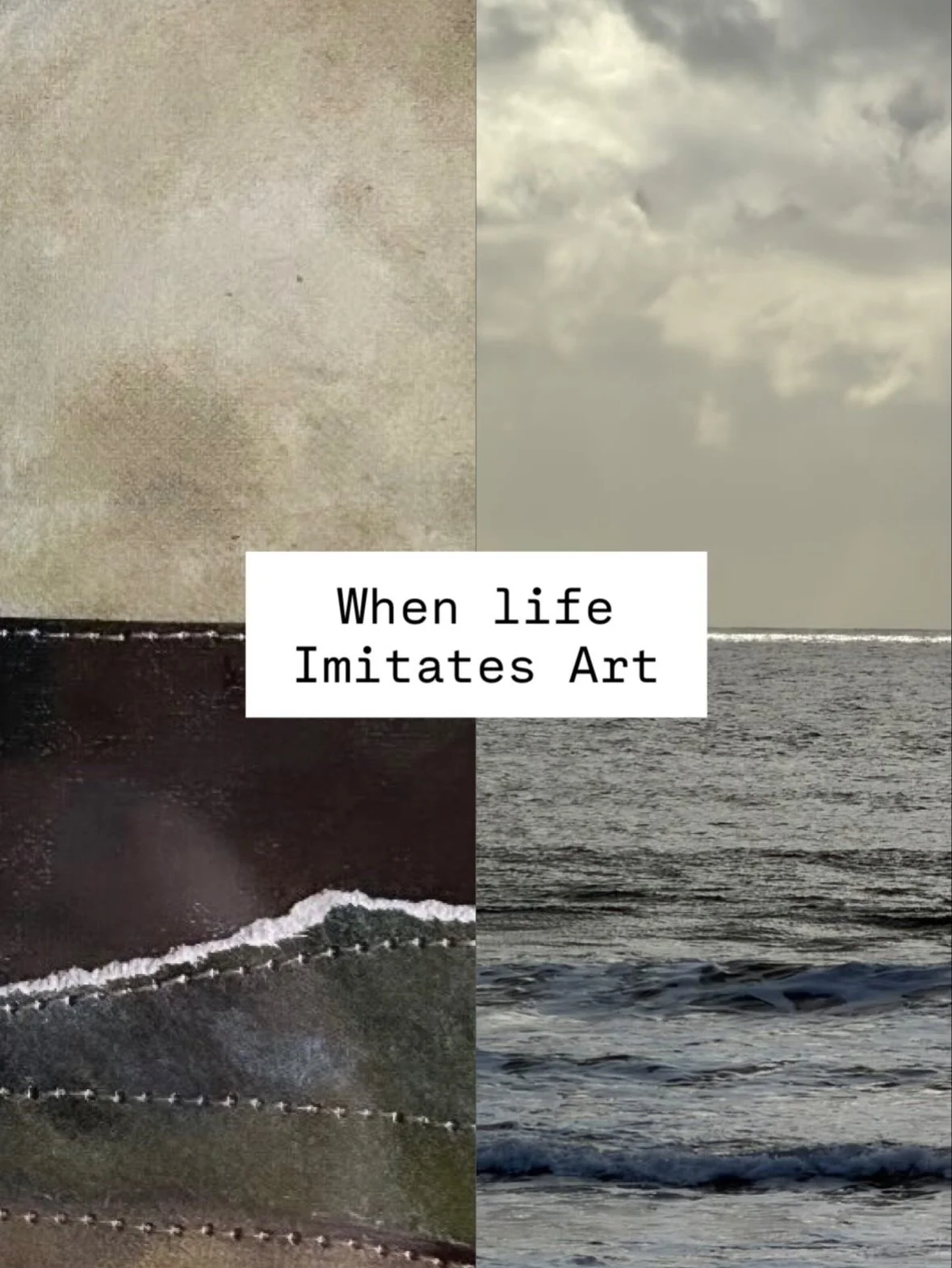 // MOODY DAYS
As soon as I spotted this photograph taken by @catherinemoney I was instantly reminded of this collage of mine.
Created in different states, at different times, by different people there is an unmistakable visual and emotional connectio