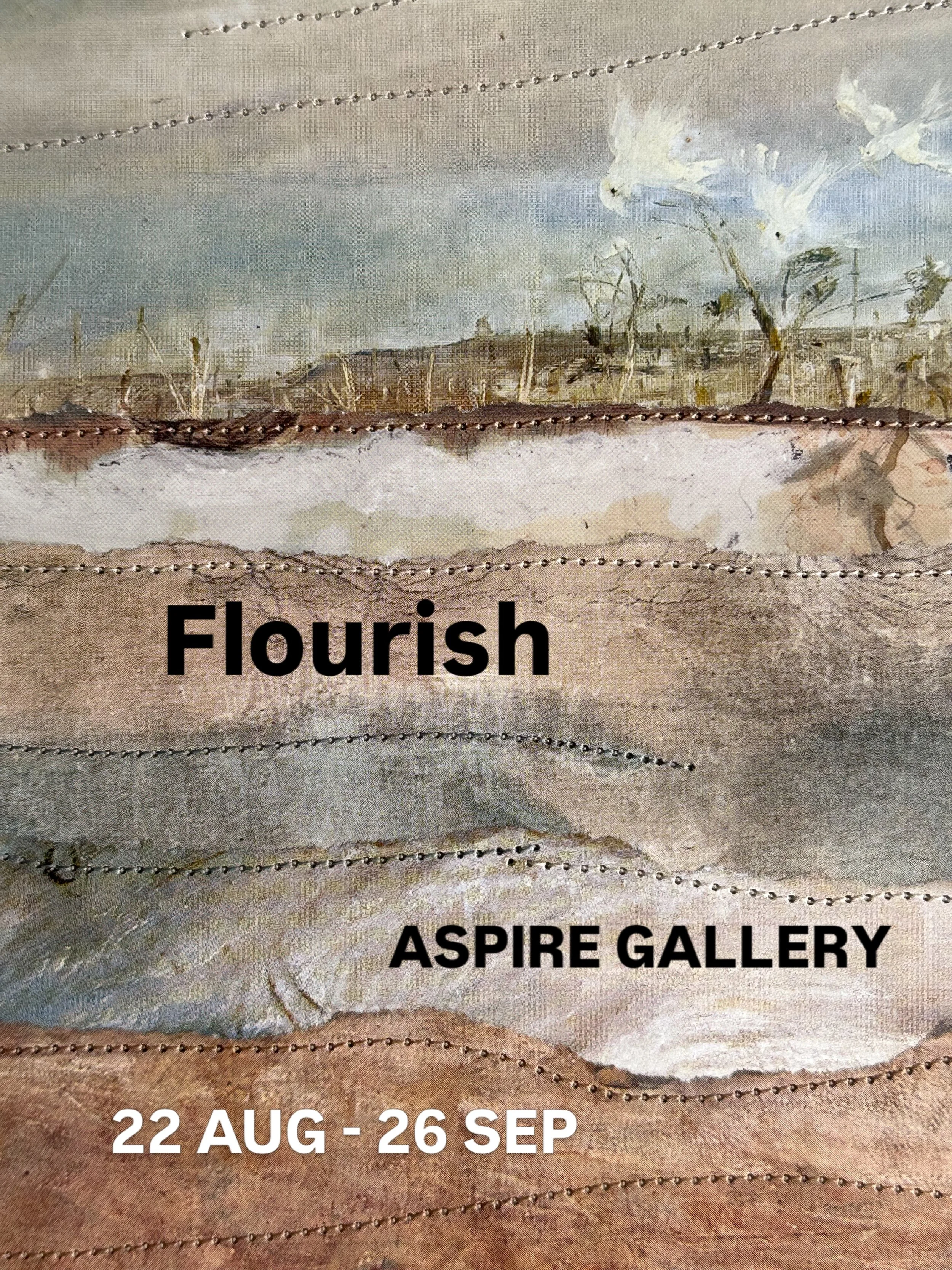 // NEW EXHIBITION
These three collages are off to @aspiregallery in Brisbane for their new group show - &ldquo;Flourish&rdquo; - running from 22 August to 26 September.
A new colour palette for these collages - celebrating Spring &amp; all those beau