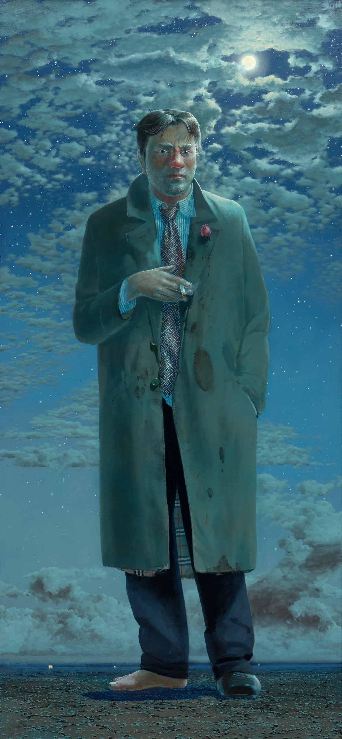 The Lunar Savant (Portrait of McLean Edwards) 2017 acrylic on canvas 198 x 91 cm p53 p237.jpeg