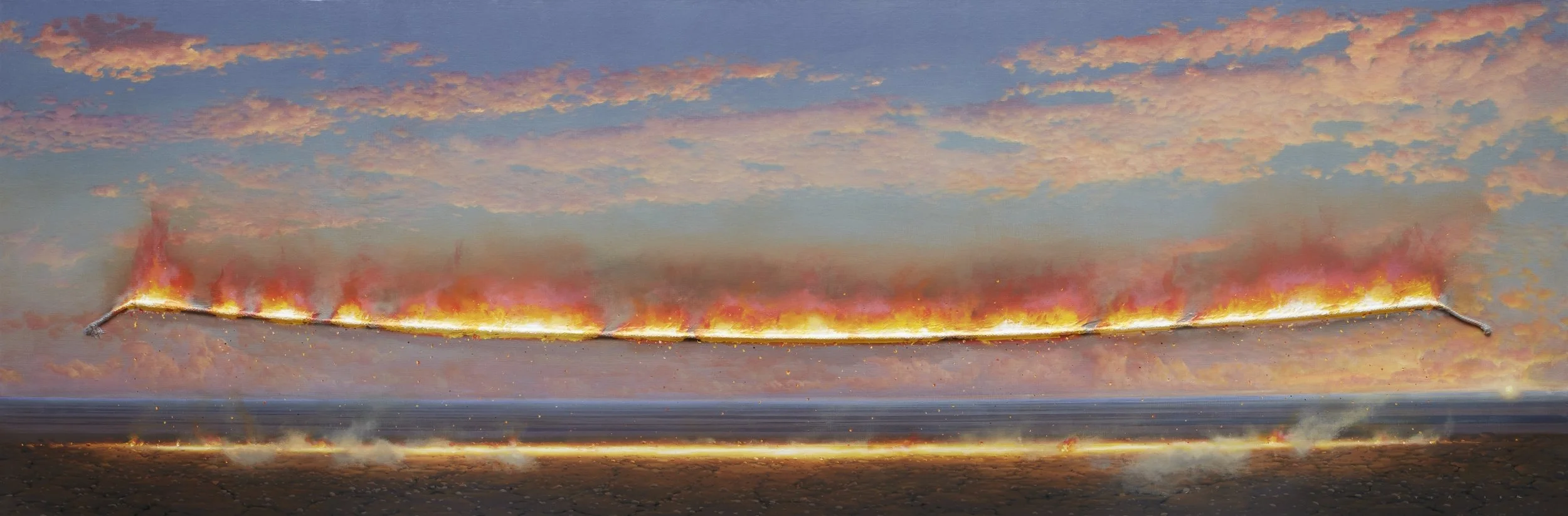 The Blue Ridge Blaze Line 2018 acrylic on canvas 82 x 246 cm MIM0127.jpeg