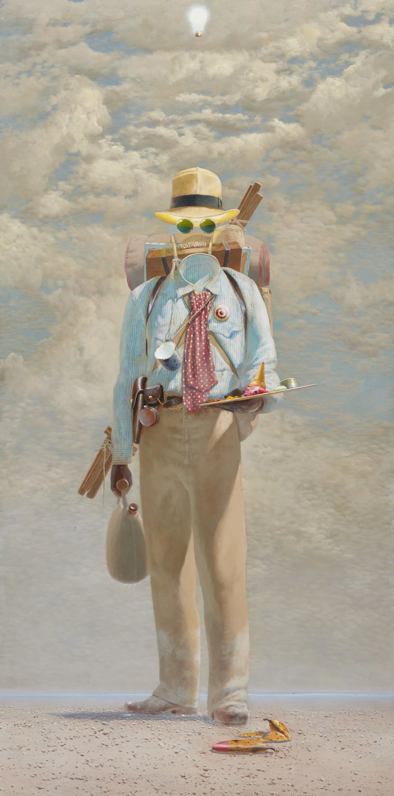 The Grand Impedimenta (idiot savant - lost) 2018 acrylic on canvas 183 x 91.5cm MIM0095.jpeg