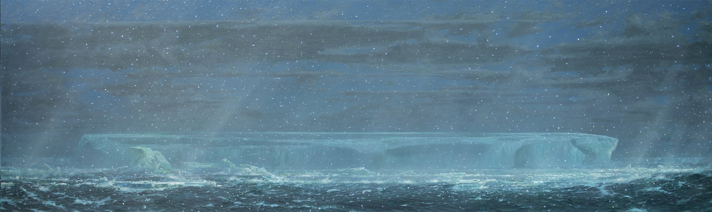 The Jadeberg (snow squall off the ice shelf) 2012-14 91.5 x 305cm publication BL 0022.jpeg