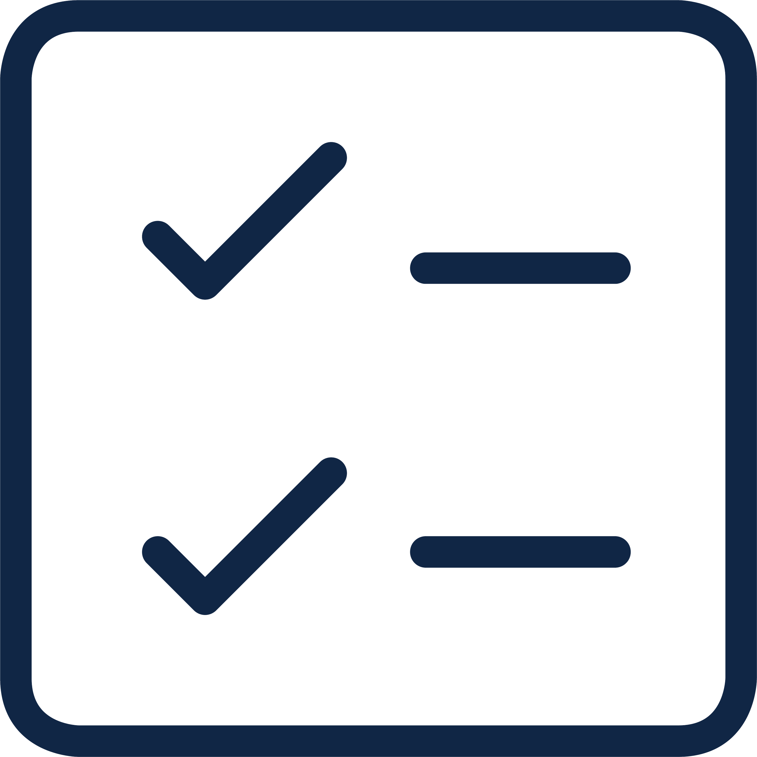 Icon of a mobile phone with a checkmark inside a square on the screen.