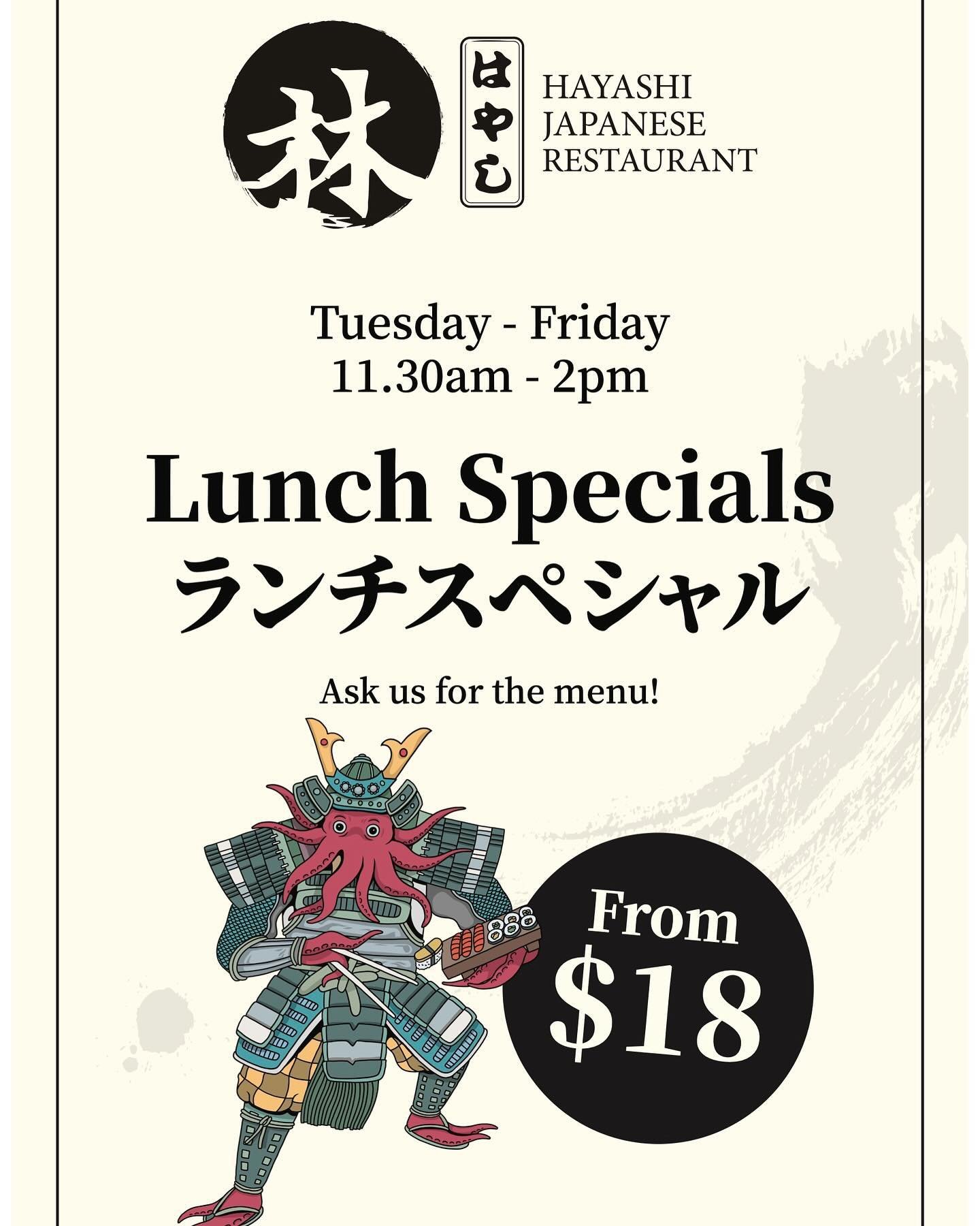&ldquo;Ready to turn your lunch break into a culinary adventure? 🍽️🎉 
Say &lsquo;sayonara&rsquo; to boring sandwiches and &lsquo;konnichiwa&rsquo; to our mouthwatering new lunch special! 
Dive into flavors so good, they&rsquo;ll make your taste bud