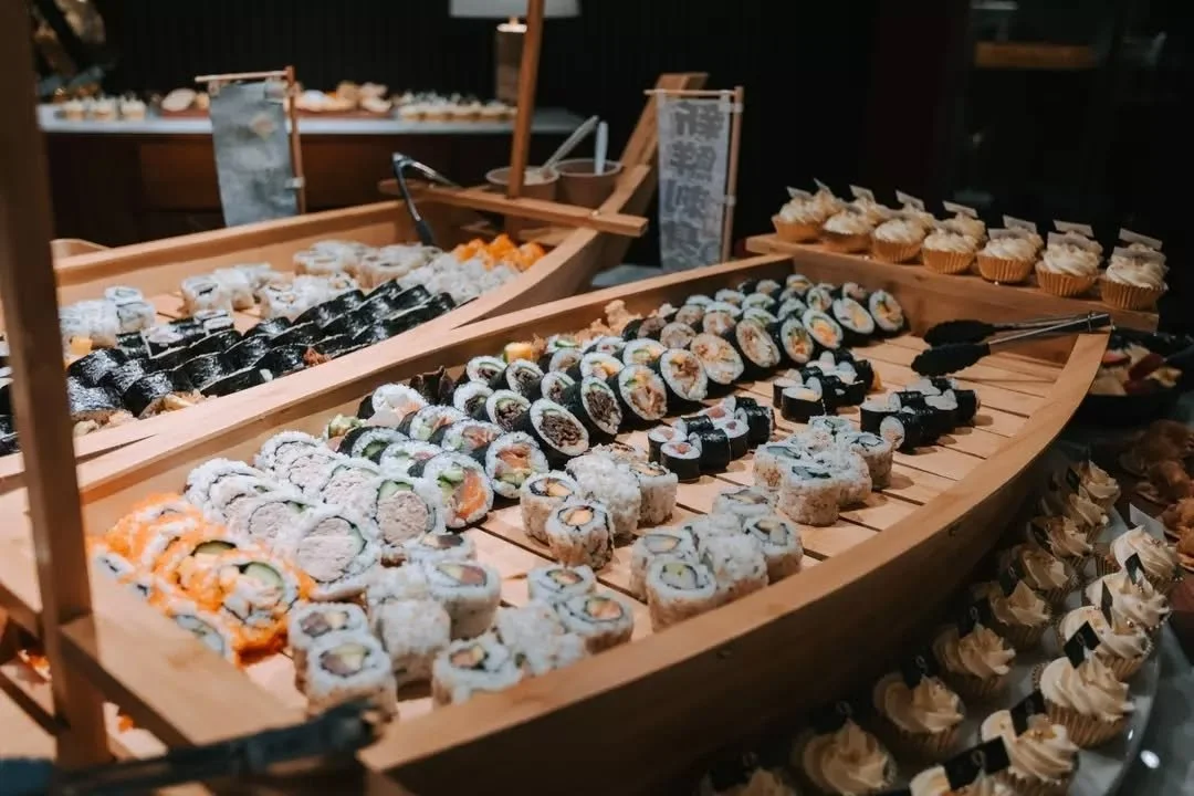 Set sail with our party boat and wow your guests 🍣

Our Party Boats are available for catering and also dine-in. Sashimi, sushi and all your izakaya favourites. It's the ultimate feast and perfect for large groups and celebrations!

Book via link in