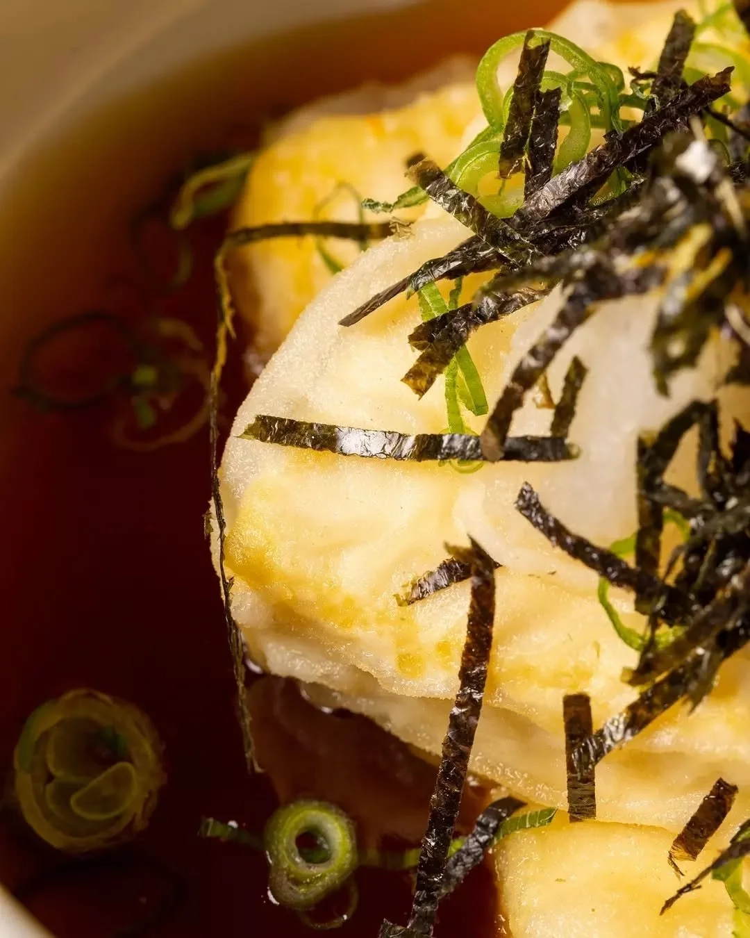 揚げ出し豆腐
Agedashi Tofu

Lightly fried, beautifully simple. Agedashi Tofu embodies the heart of Japanese comfort.
