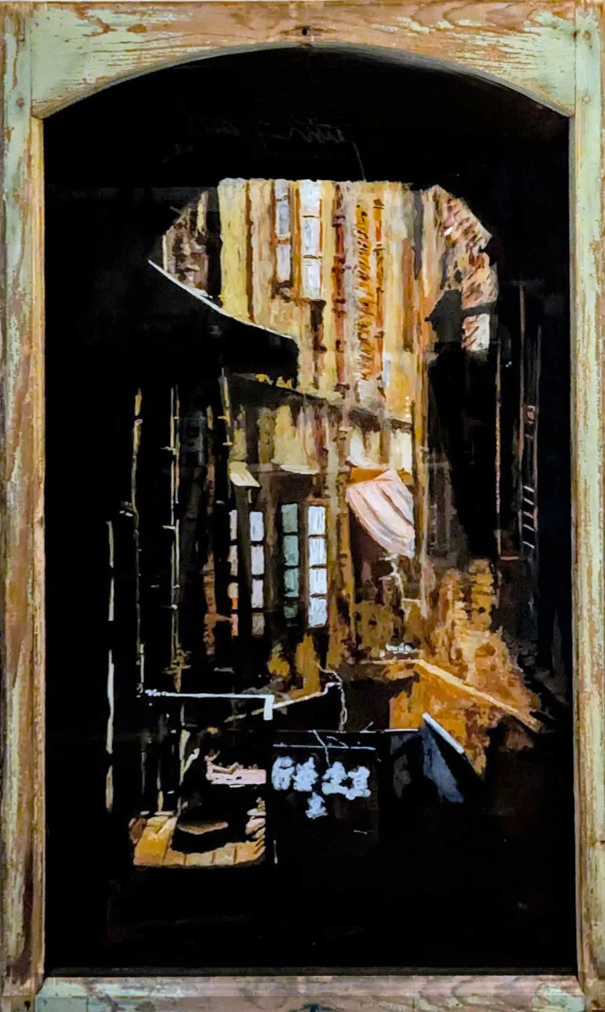 INSPIRE YOUNG ARTIST
28X48 ACRYLIC
REVERSE GLASS PAINTING
$900