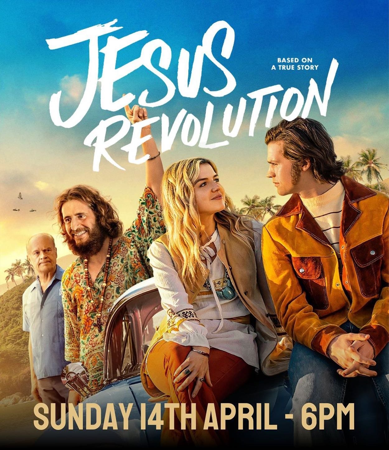 This Sunday Night at Church 🎞️🍿

Jesus Revolution ✝️ a movie based on the true events of the Christian revival that swept across America in the 70s.

⏰ Sunday 14th April - 6pm
📍 Autumnleaf Neighborhood Centre, St Clair