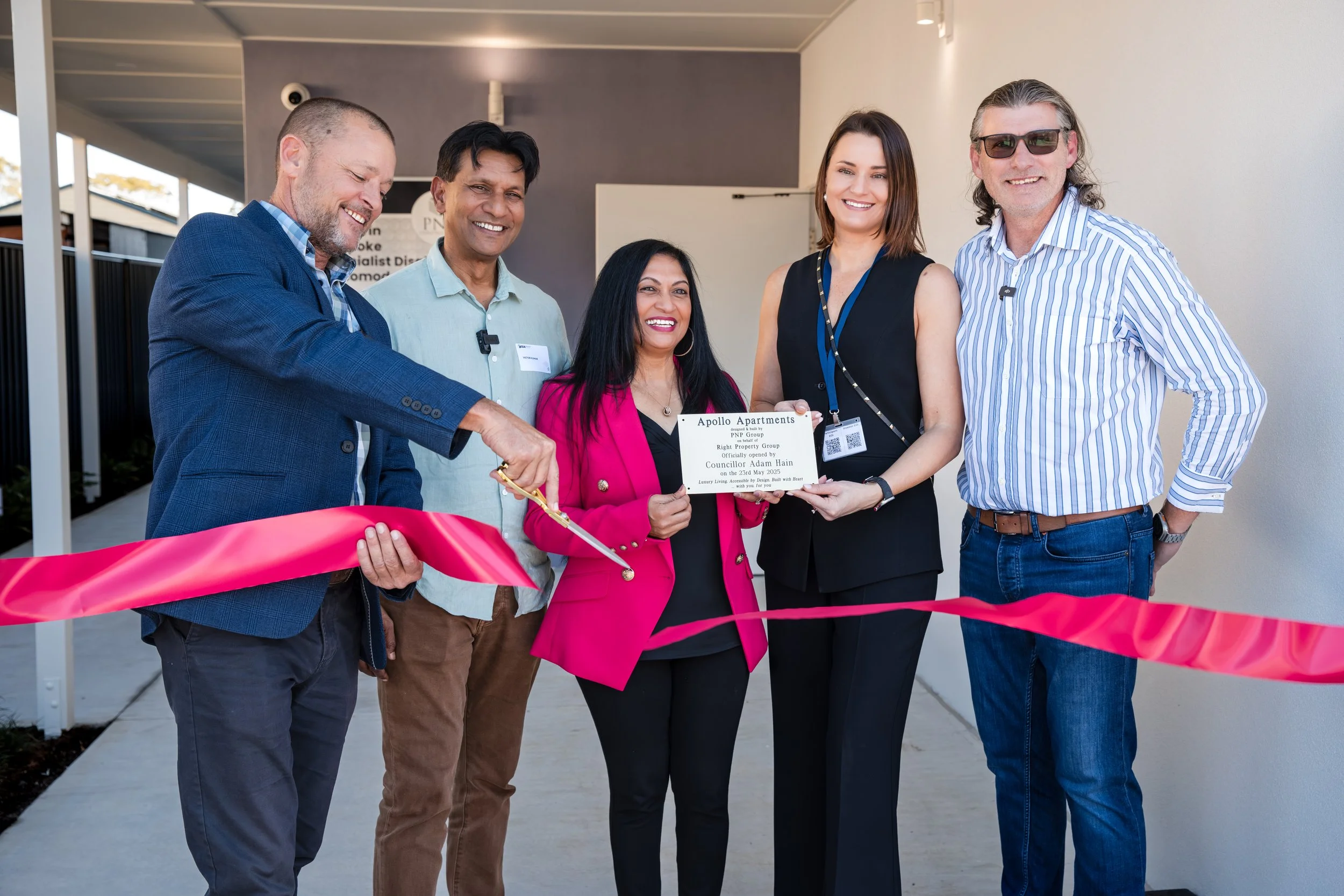 SDA B.O.O.T.S Launch and Opening of Apollo Apartments